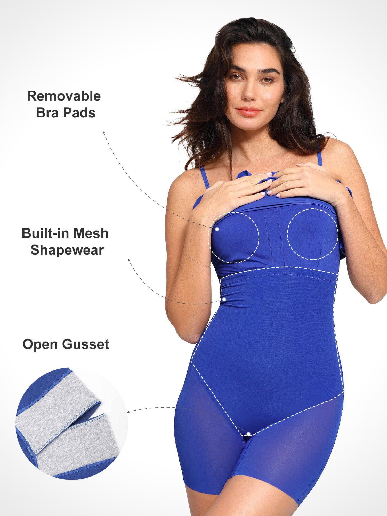 Popilush Shapewear Slimming Midi Dress and Sheer Mesh Overlay Set - Image 22