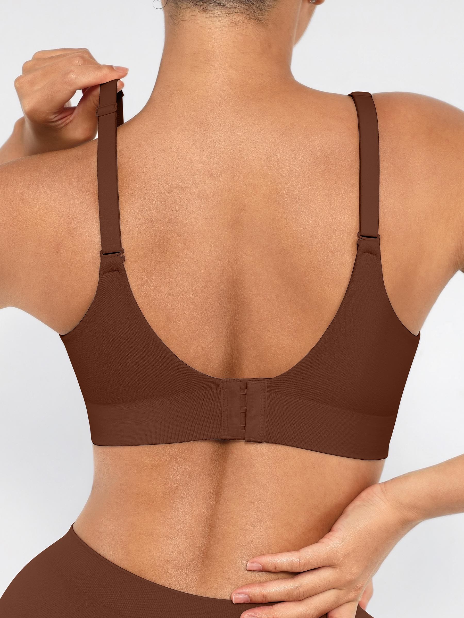 Feelingirl Wireless Push-Up Seamless Comfort Full Coverage Bra Bundle - Image 56