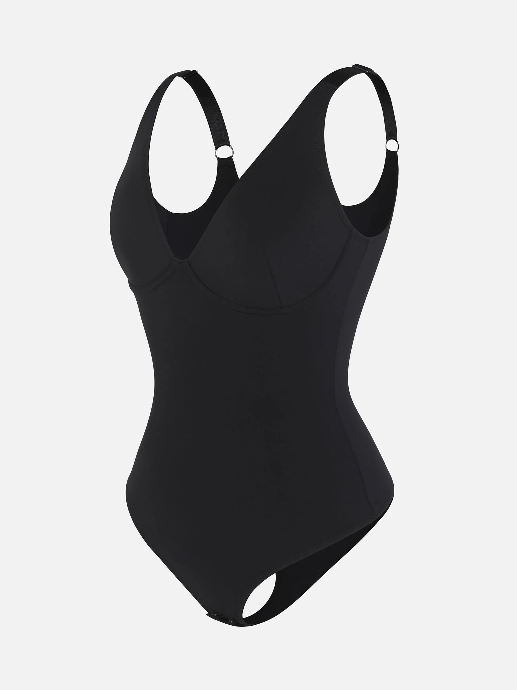 Feelingirl 2-Pack Deep V Neck Tummy Control Shapewear Bodysuit Bundle - Image 17