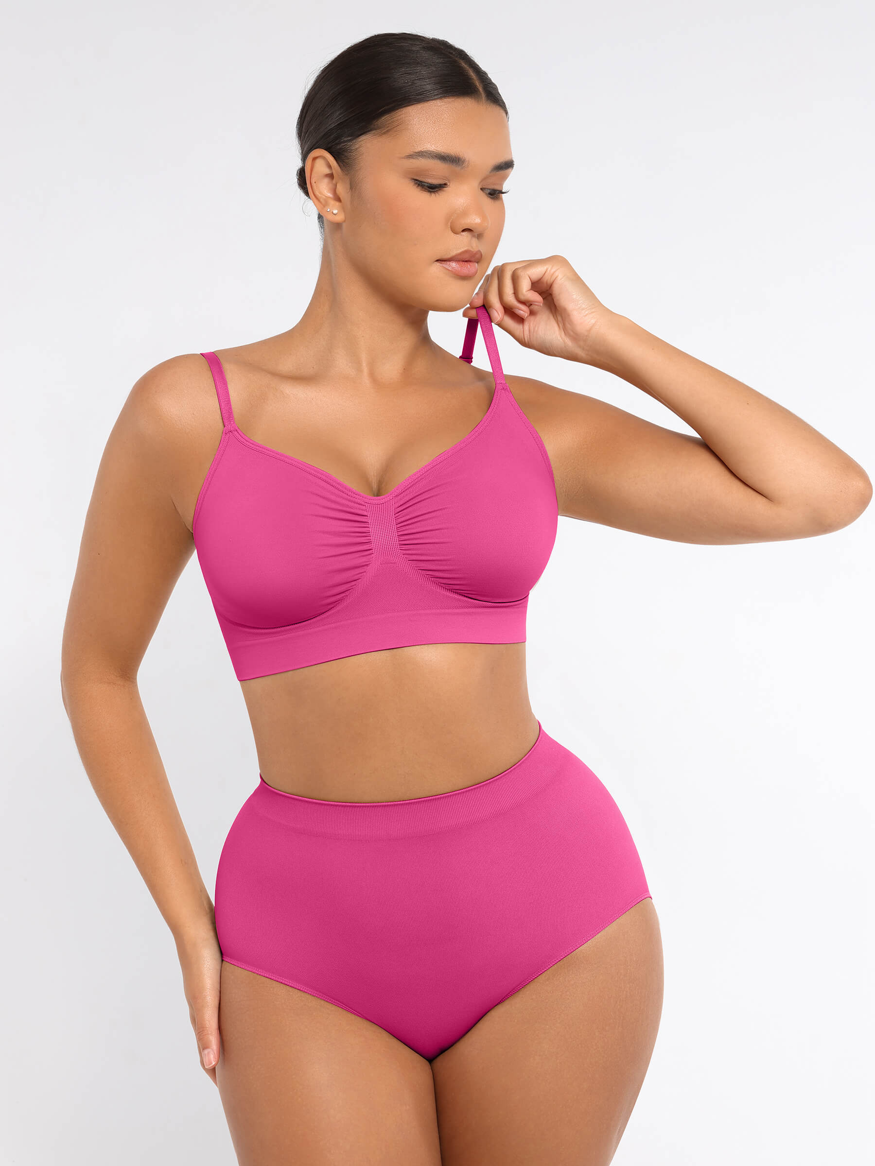 Feelingirl 3-Pack Seamless Smooth Wireless Bra Bundle - Image 76
