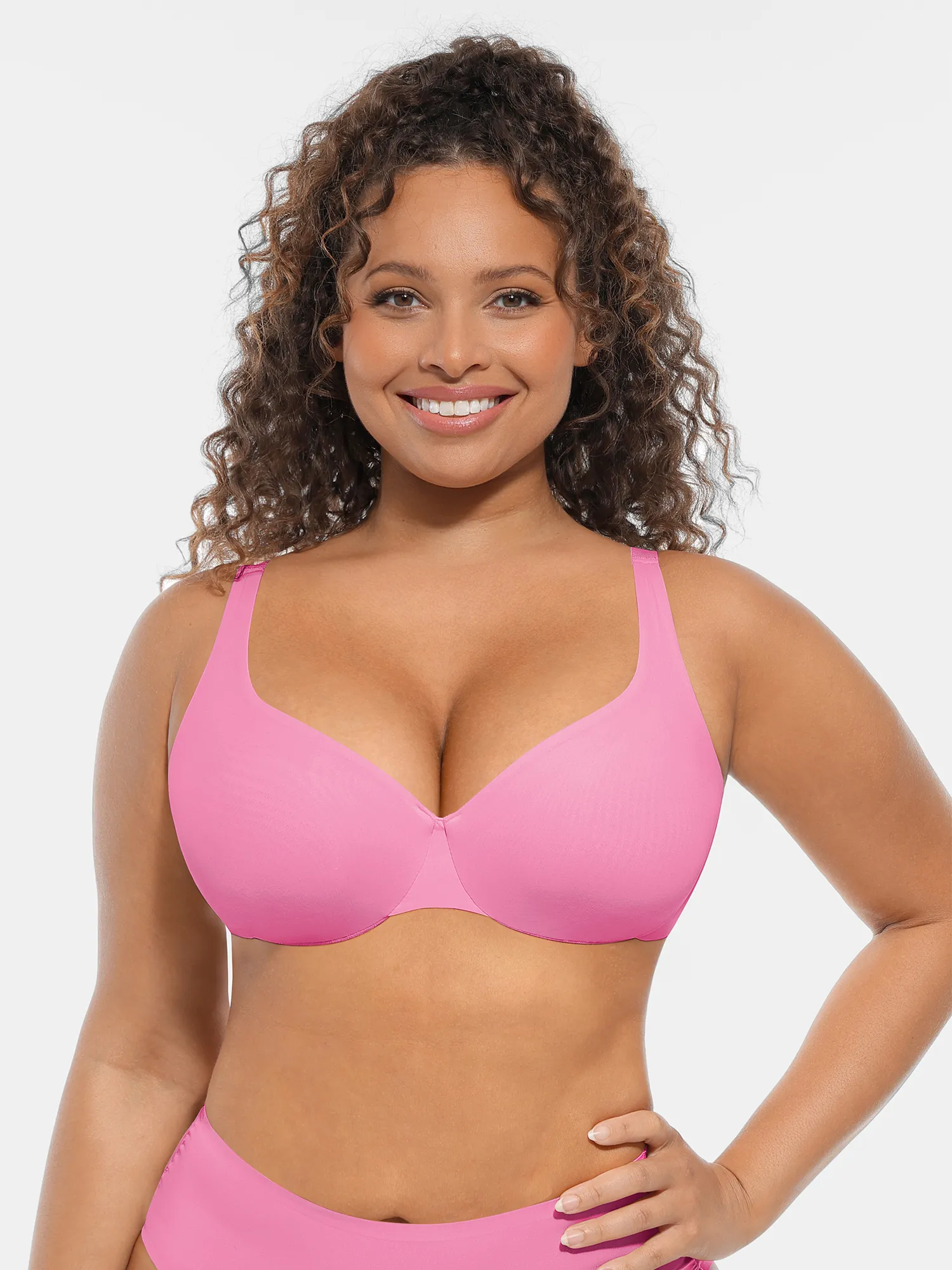 Feelingirl Adjustable Deep V-Neck Underwire Bra - Image 28