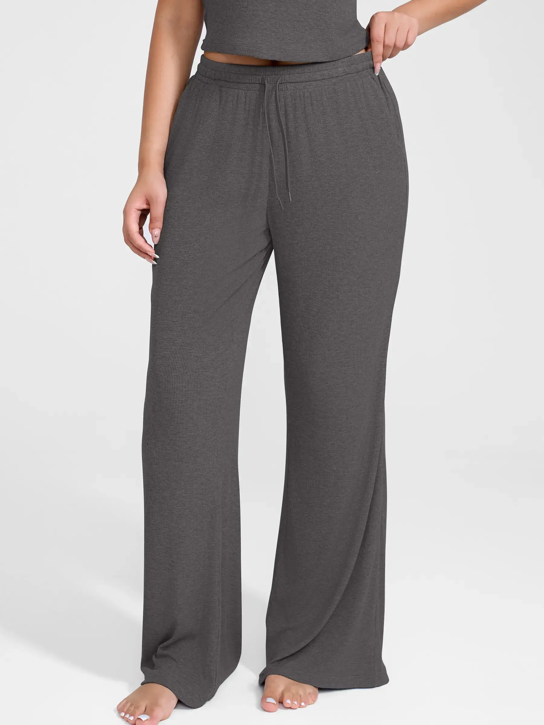 Feelingirl Breathable Ribbed Loungewear Pants - Image 19