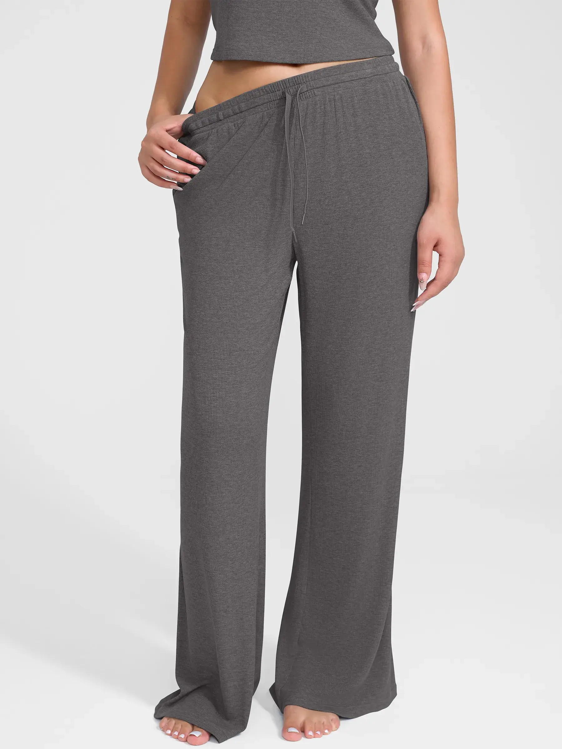 Feelingirl Breathable Ribbed Loungewear Pants - Image 21