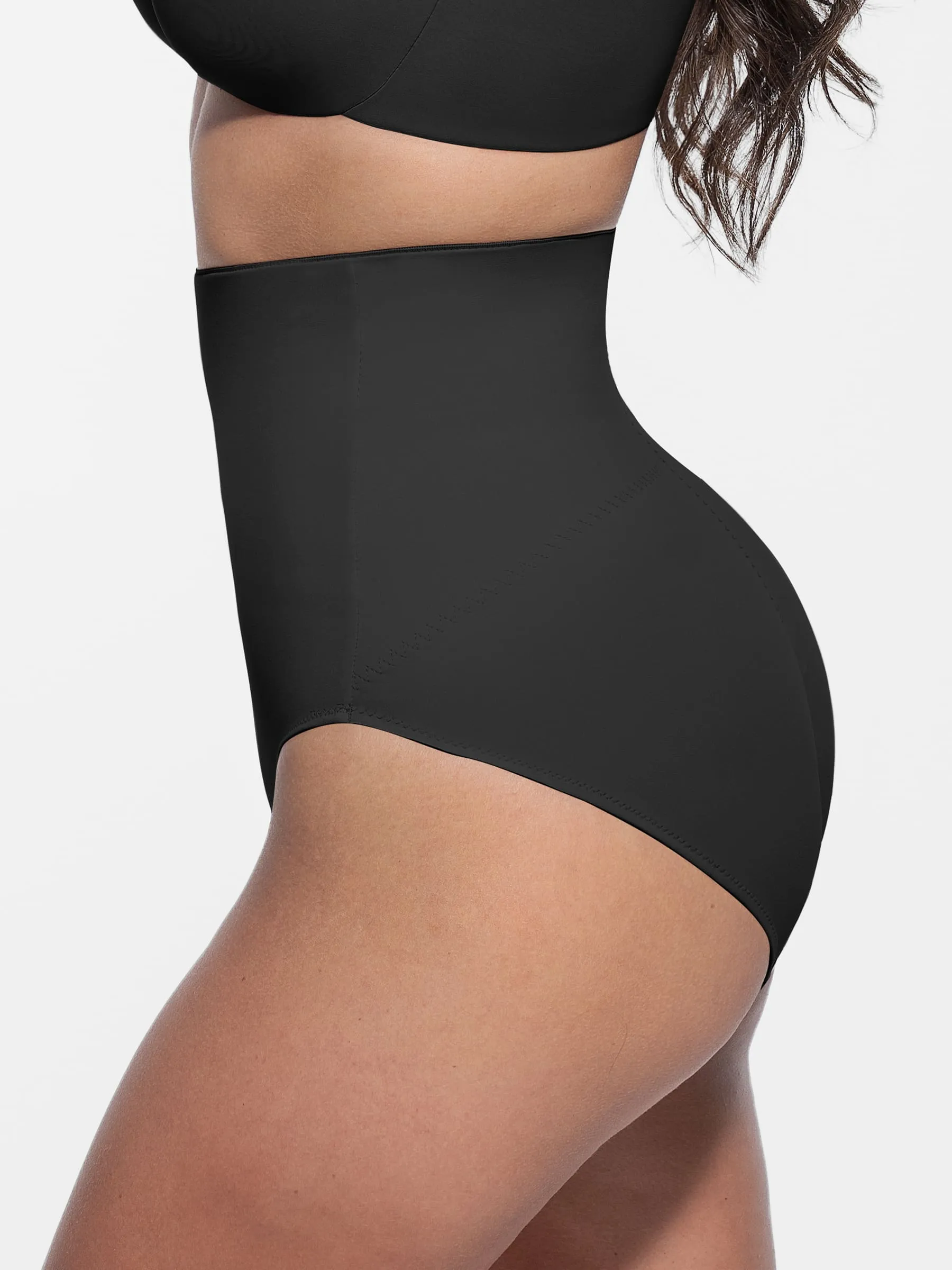 Feelingirl Built-in Elastic Mid-Waist Shaping Panties - Image 19
