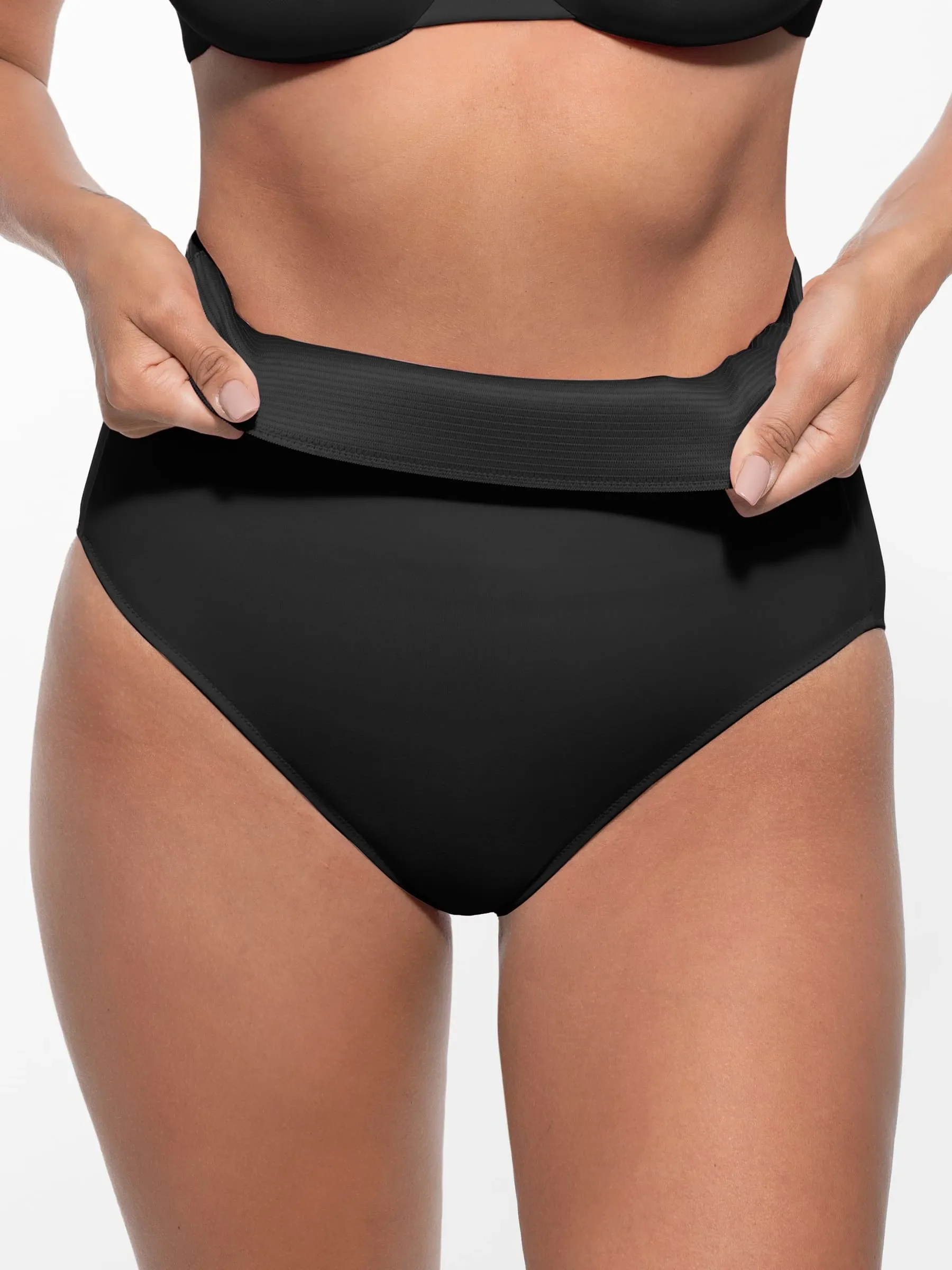 Feelingirl Built-in Elastic Mid-Waist Shaping Panties - Image 21
