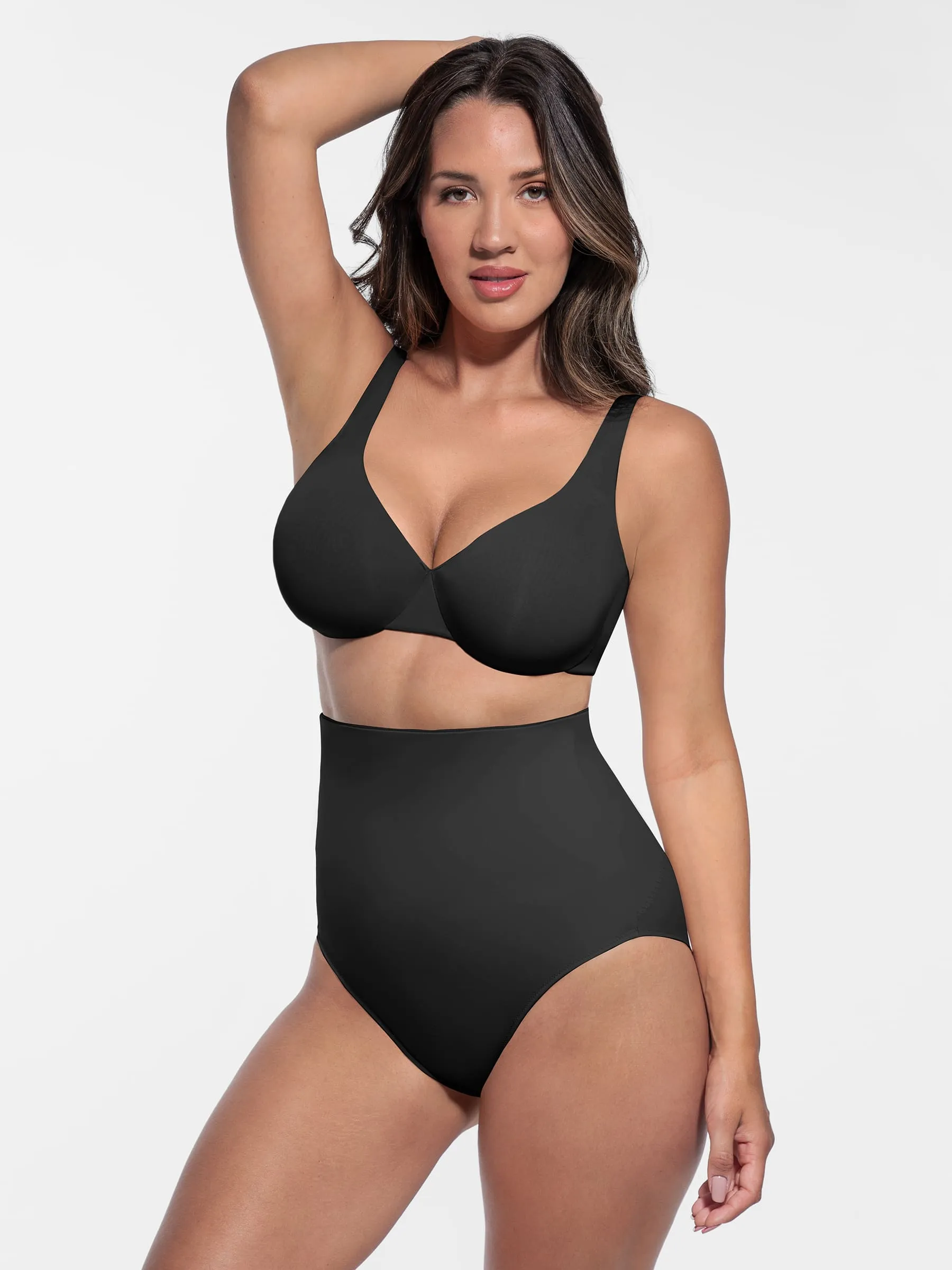 Feelingirl Built-in Elastic Mid-Waist Shaping Panties - Image 23