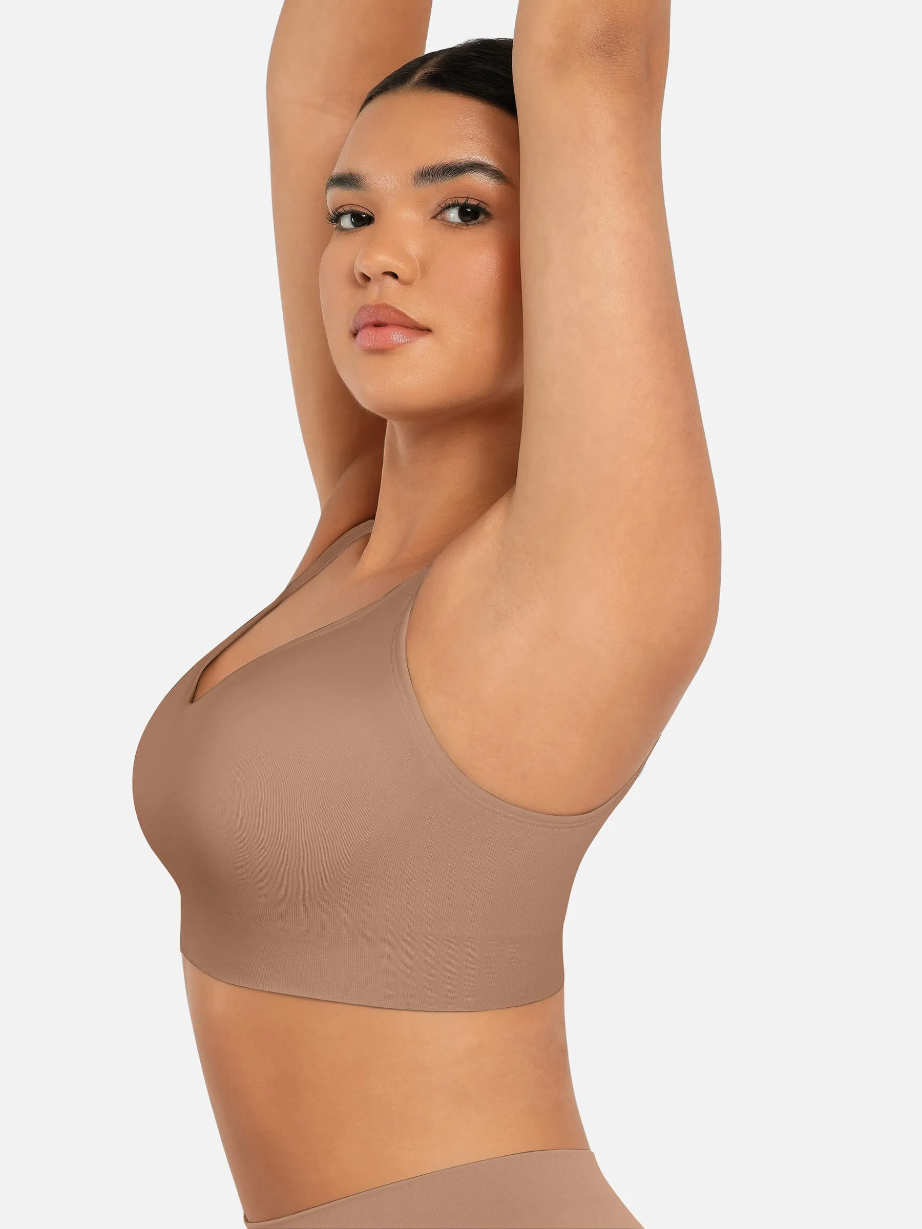 Feelingirl Built-in Soft Cups Full Coverage Wireless Bra - Image 24