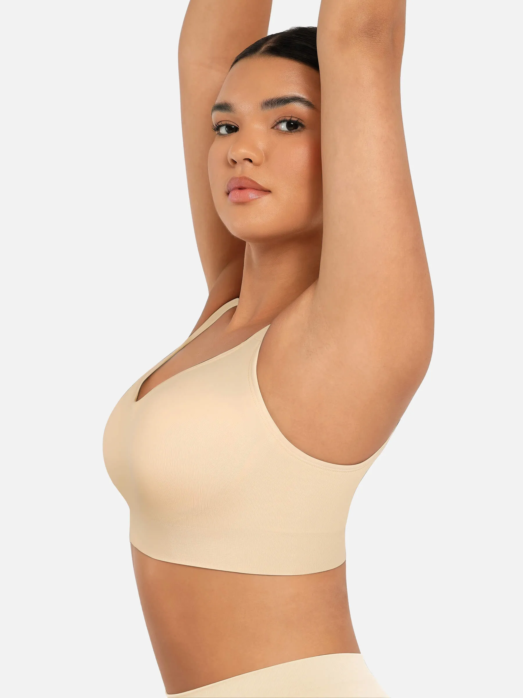 Feelingirl Built-in Soft Cups Full Coverage Wireless Bra - Image 6