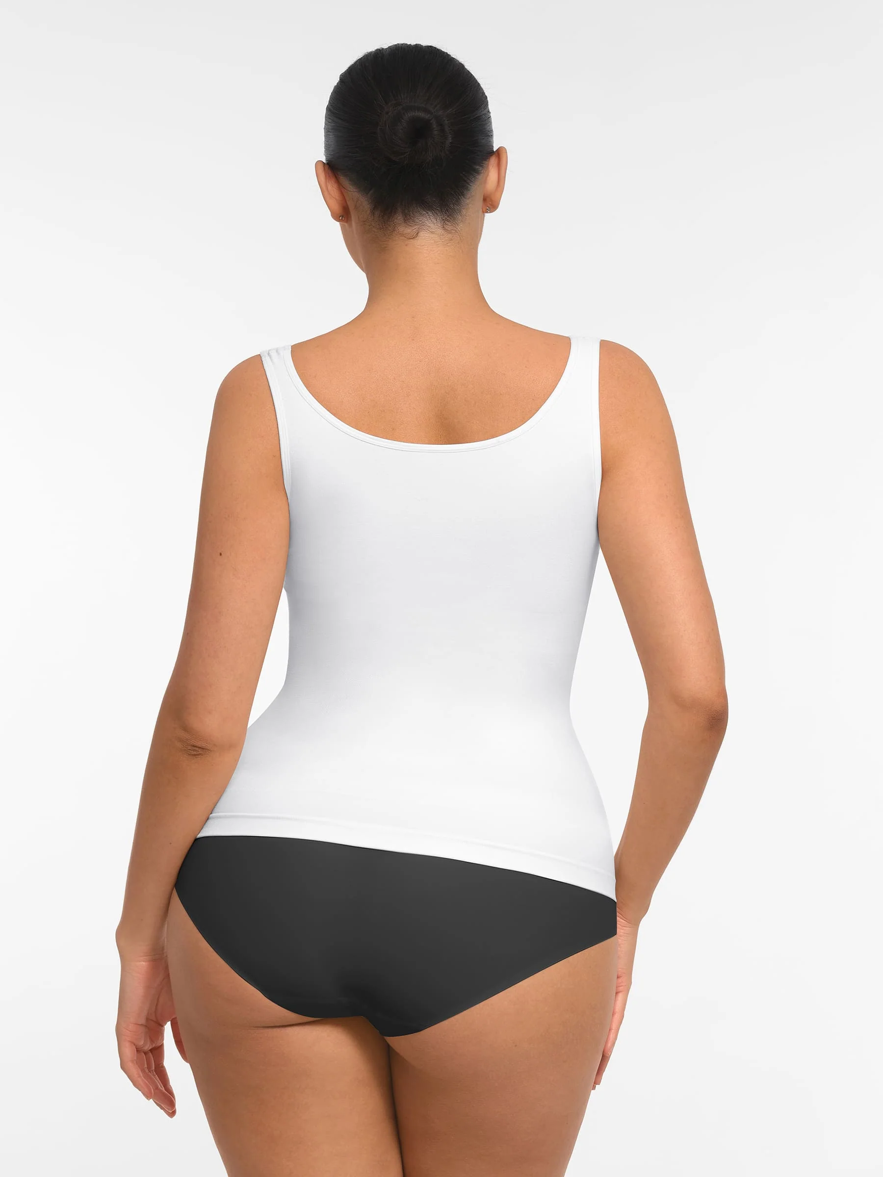 Feelingirl Bust Support Waist and Abdomen Control Shape  Wide Straps Tank Top - Image 29
