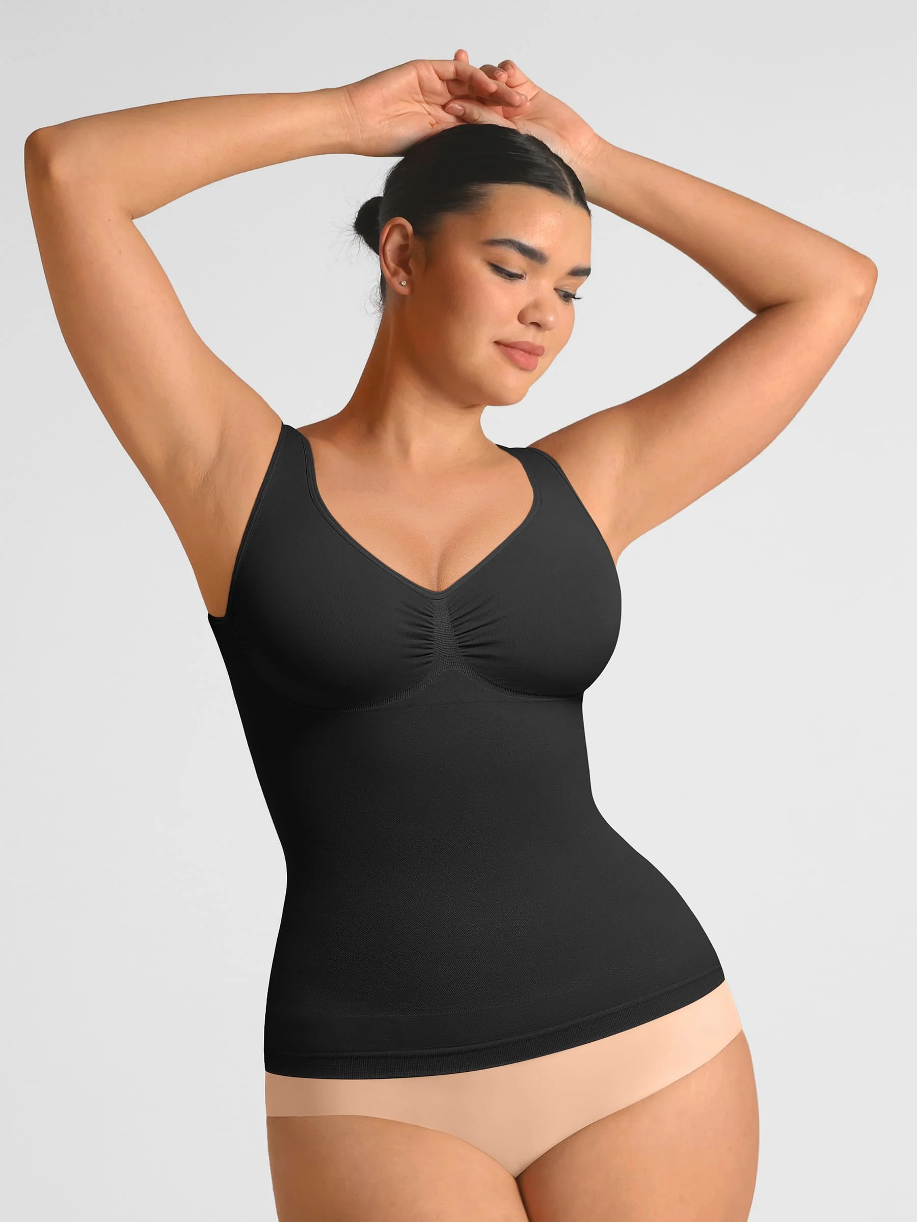 Feelingirl Bust Support Waist and Abdomen Control Shape  Wide Straps Tank Top - Image 3