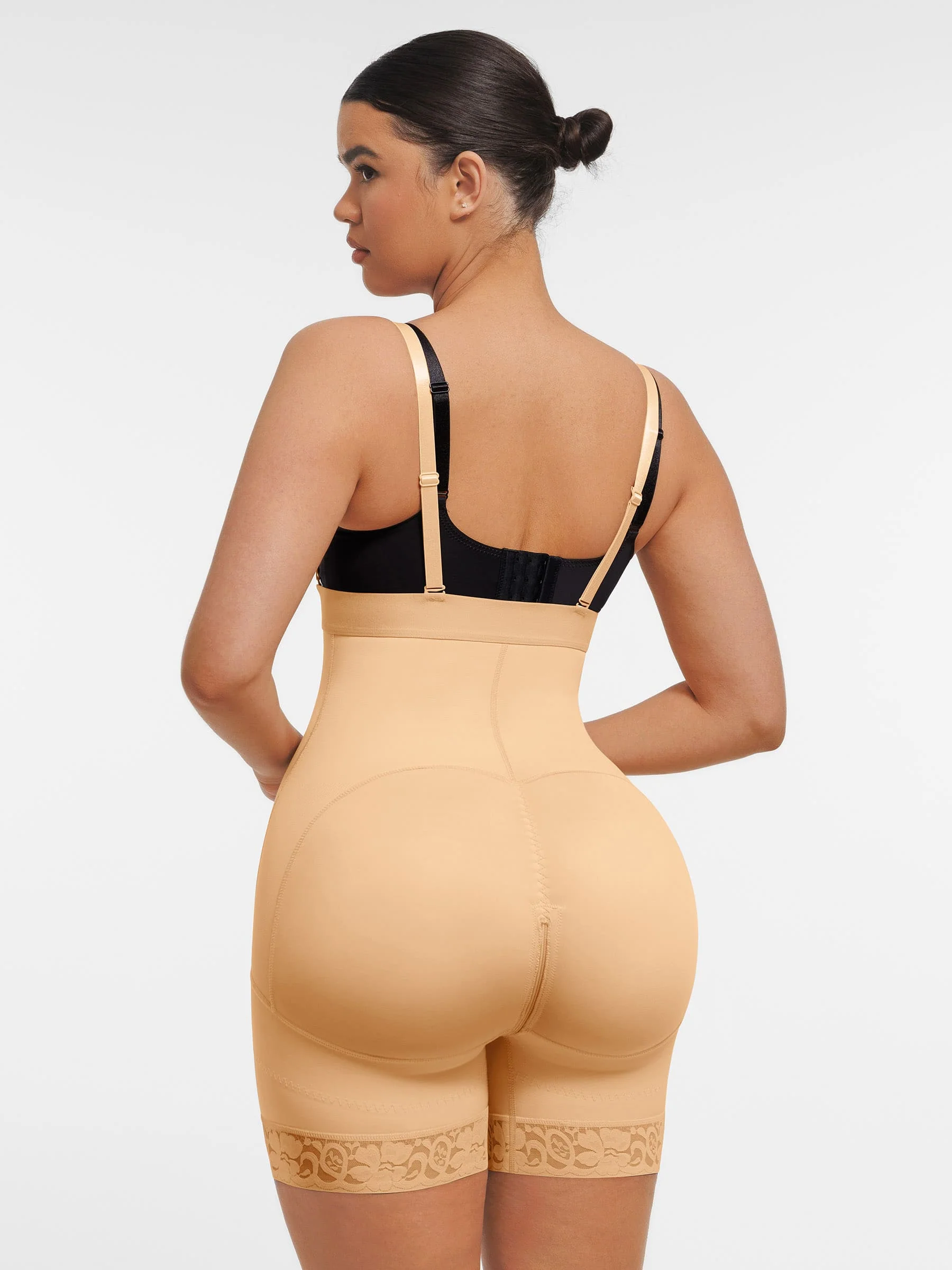 Feelingirl Butt Lifting Body Shaper with Zip Crotch Smooth Tummy Control - Image 13