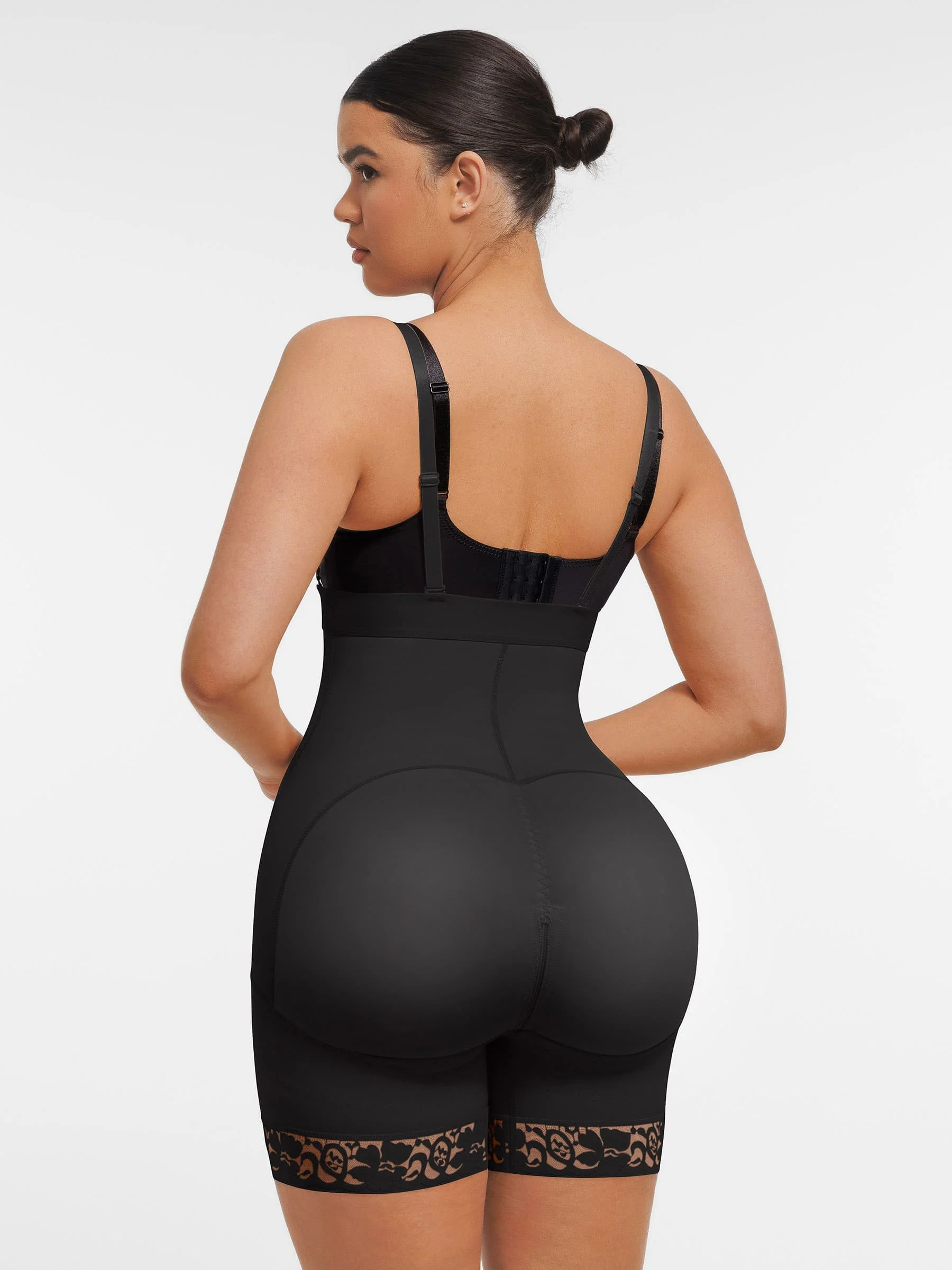 Feelingirl Butt Lifting Body Shaper with Zip Crotch Smooth Tummy Control - Image 5