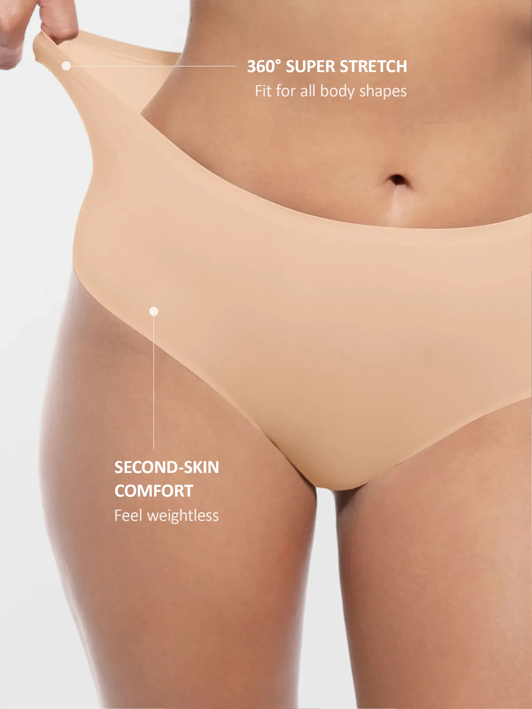 Feelingirl Cloud-Like Mid-Waist Brief Panties - Image 9