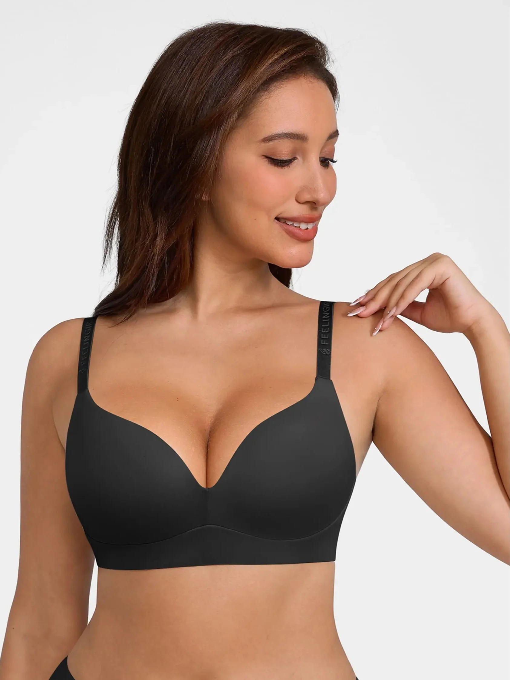 Feelingirl Cloud Soft Wireless Bra Seamless Lift Support Everyday Wear - Image 10