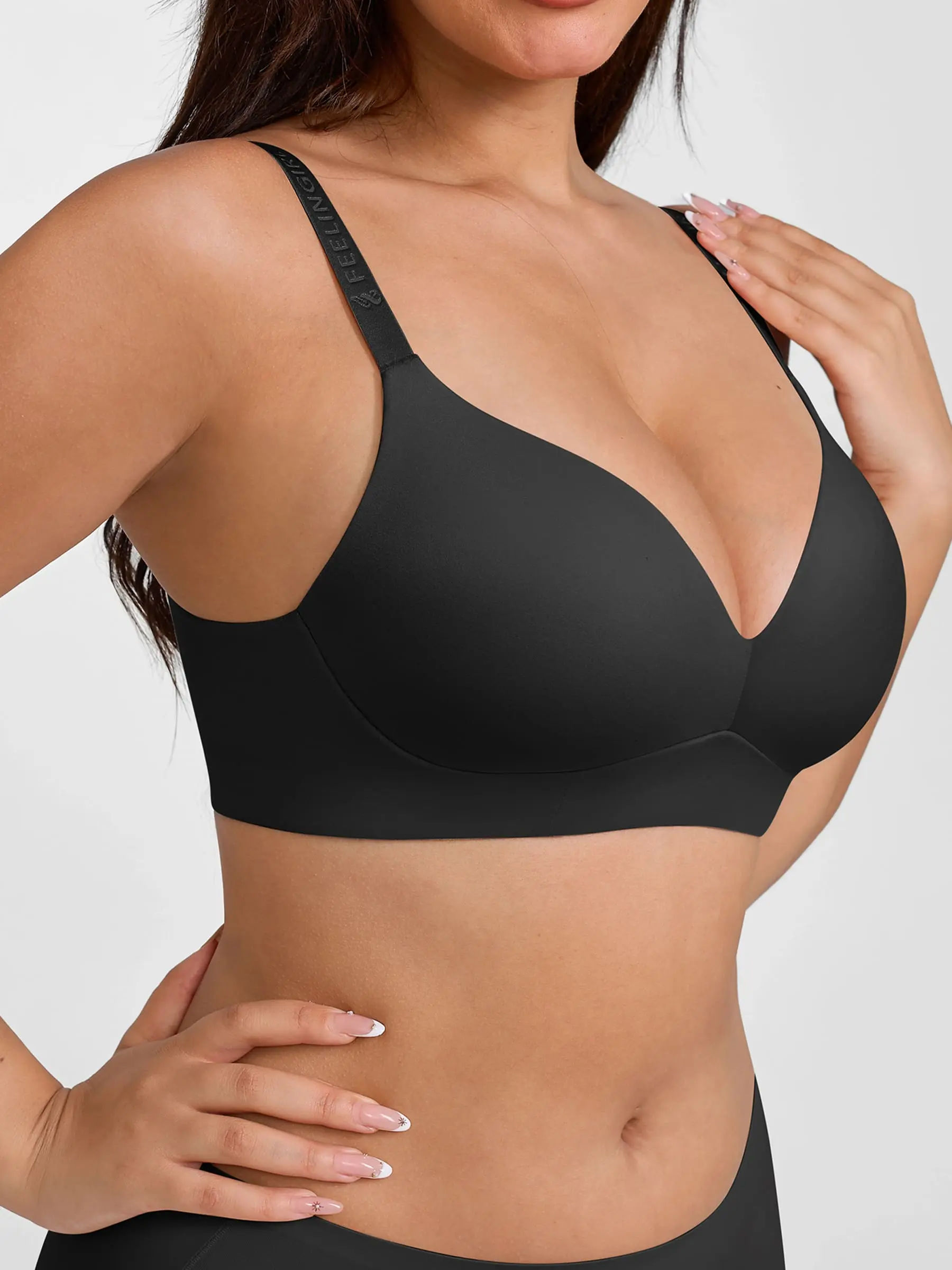 Feelingirl Cloud Soft Wireless Bra Seamless Lift Support Everyday Wear - Image 14