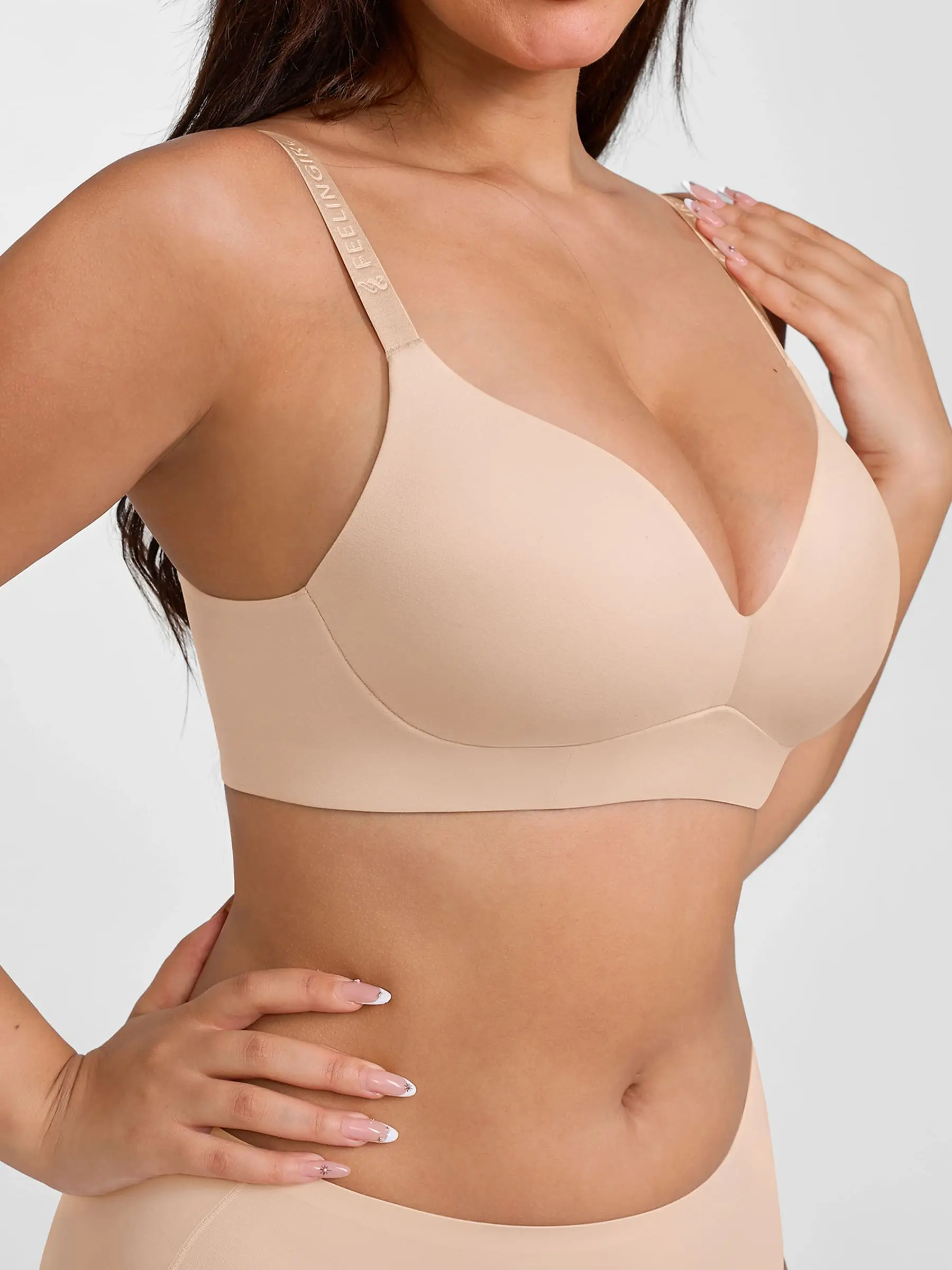 Feelingirl Cloud Soft Wireless Bra Seamless Lift Support Everyday Wear - Image 6