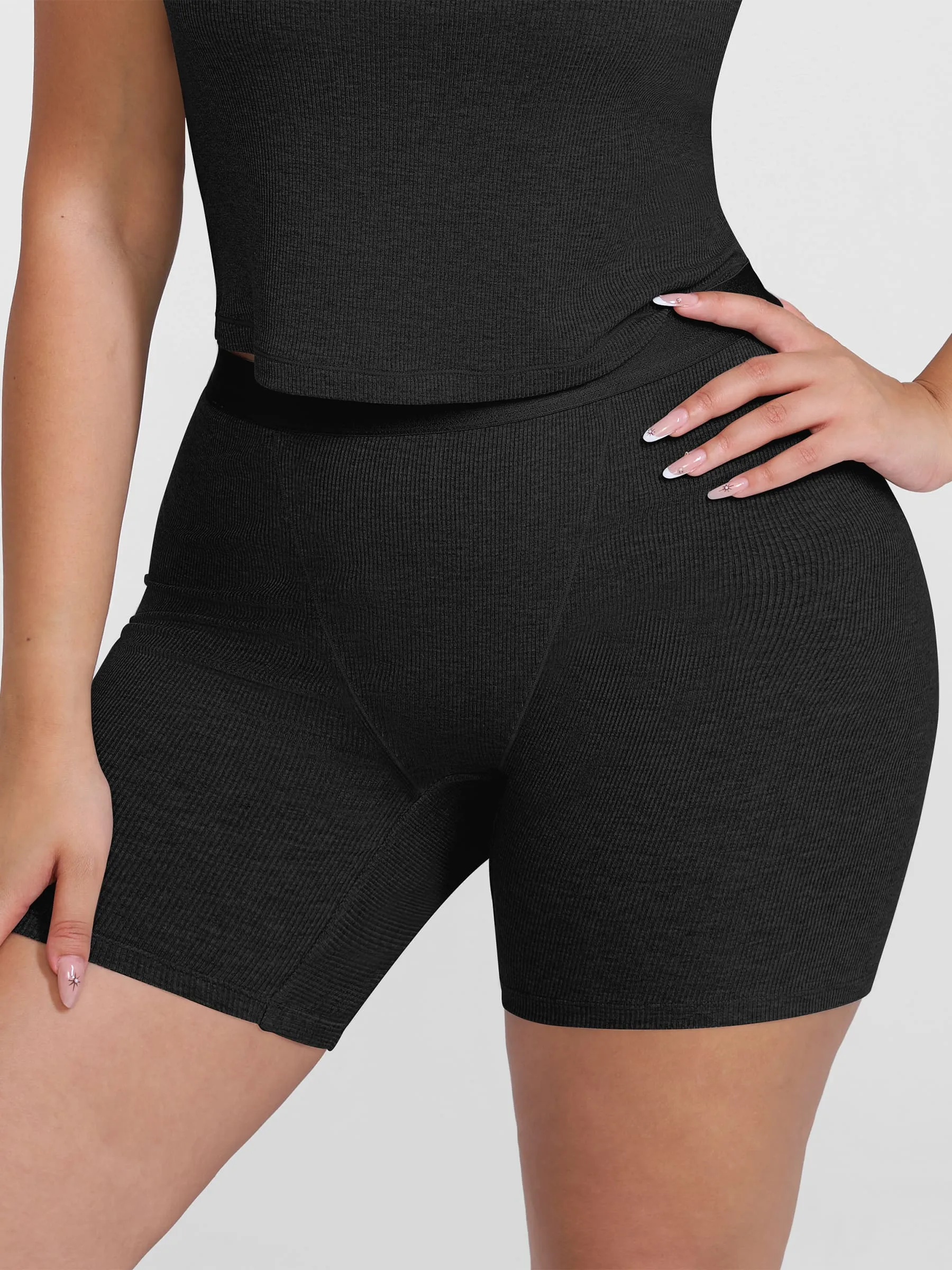 Feelingirl Comfortable Stretchy Mid-Waist Boxer Shorts - Image 9