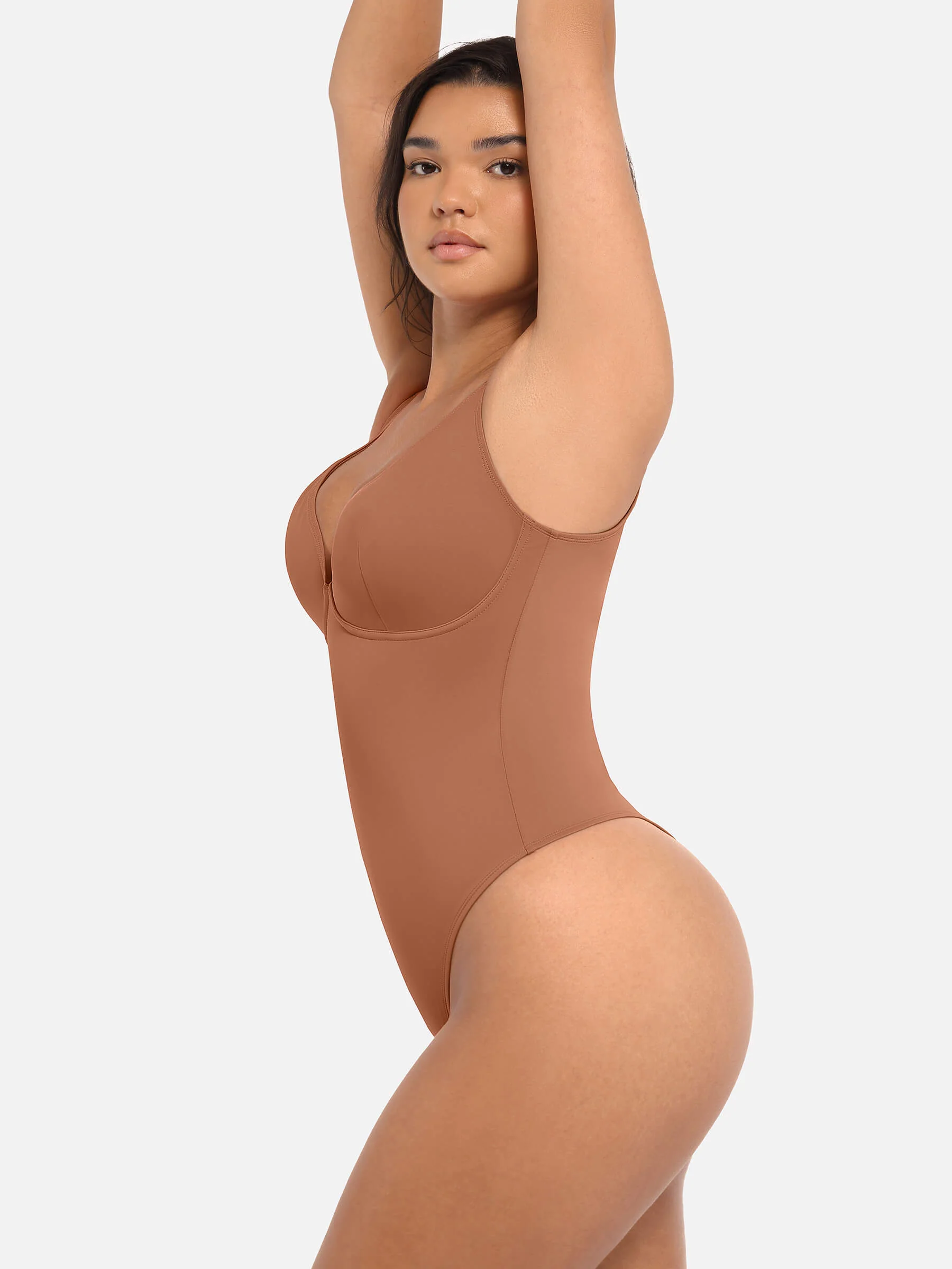 Feelingirl Deep V Neck Tummy Control Shapewear Bodysuit [BOGO] - Image 21