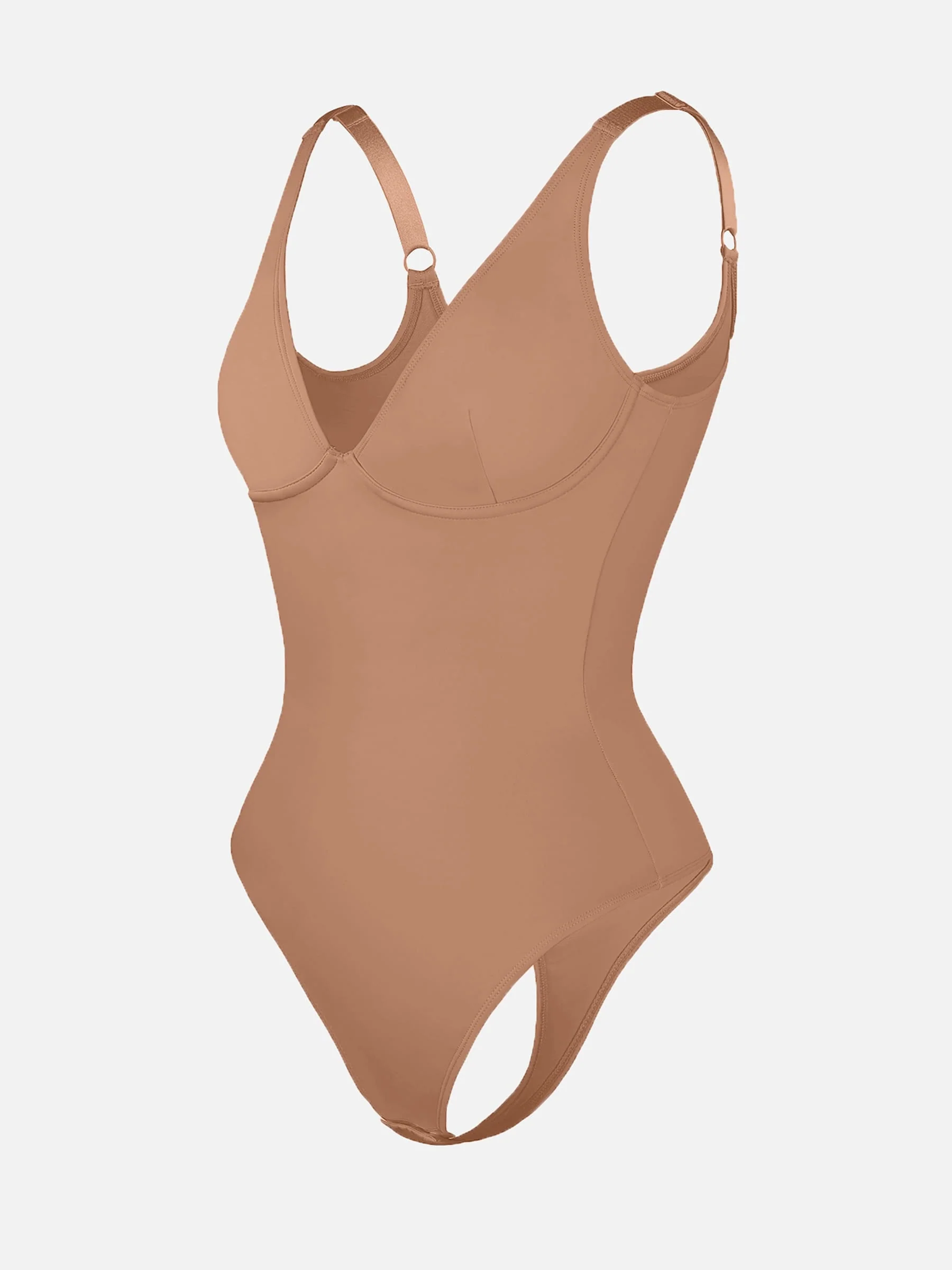 Feelingirl V Neck Tummy Control Bodysuit - Image 26