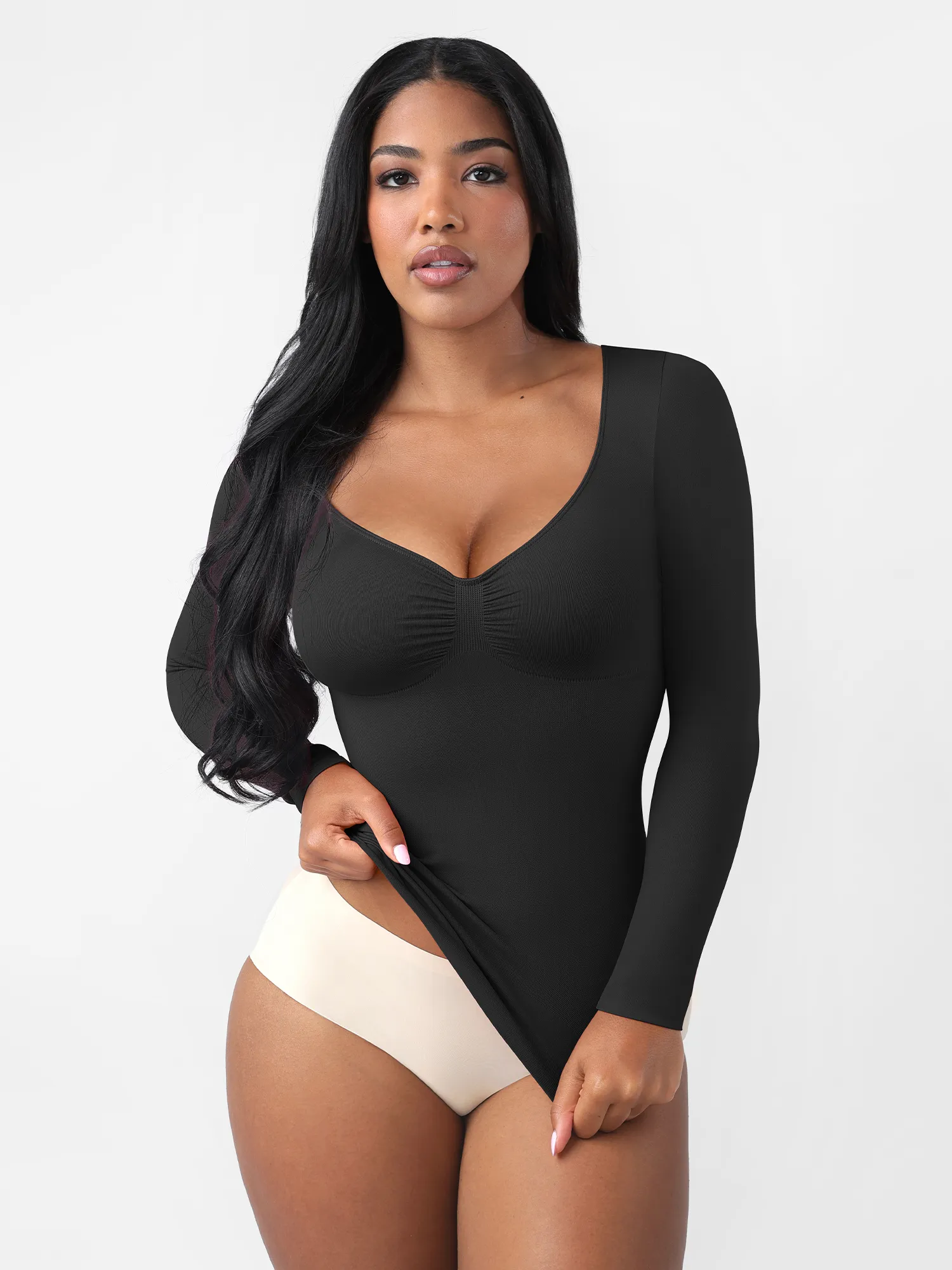 Feelingirl Everyday Seamless Long Sleeve Shaper - Image 13