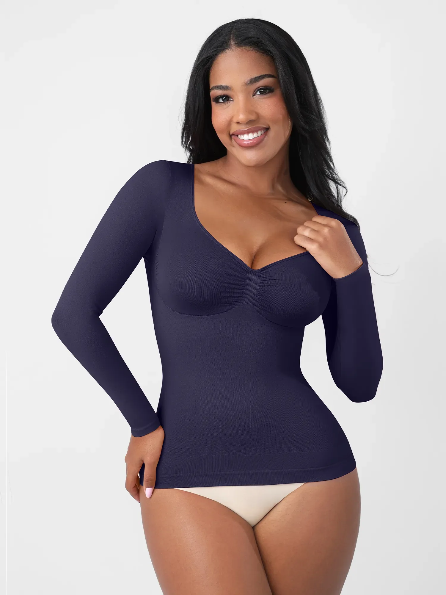Feelingirl Everyday Seamless Long Sleeve Shaper - Image 17