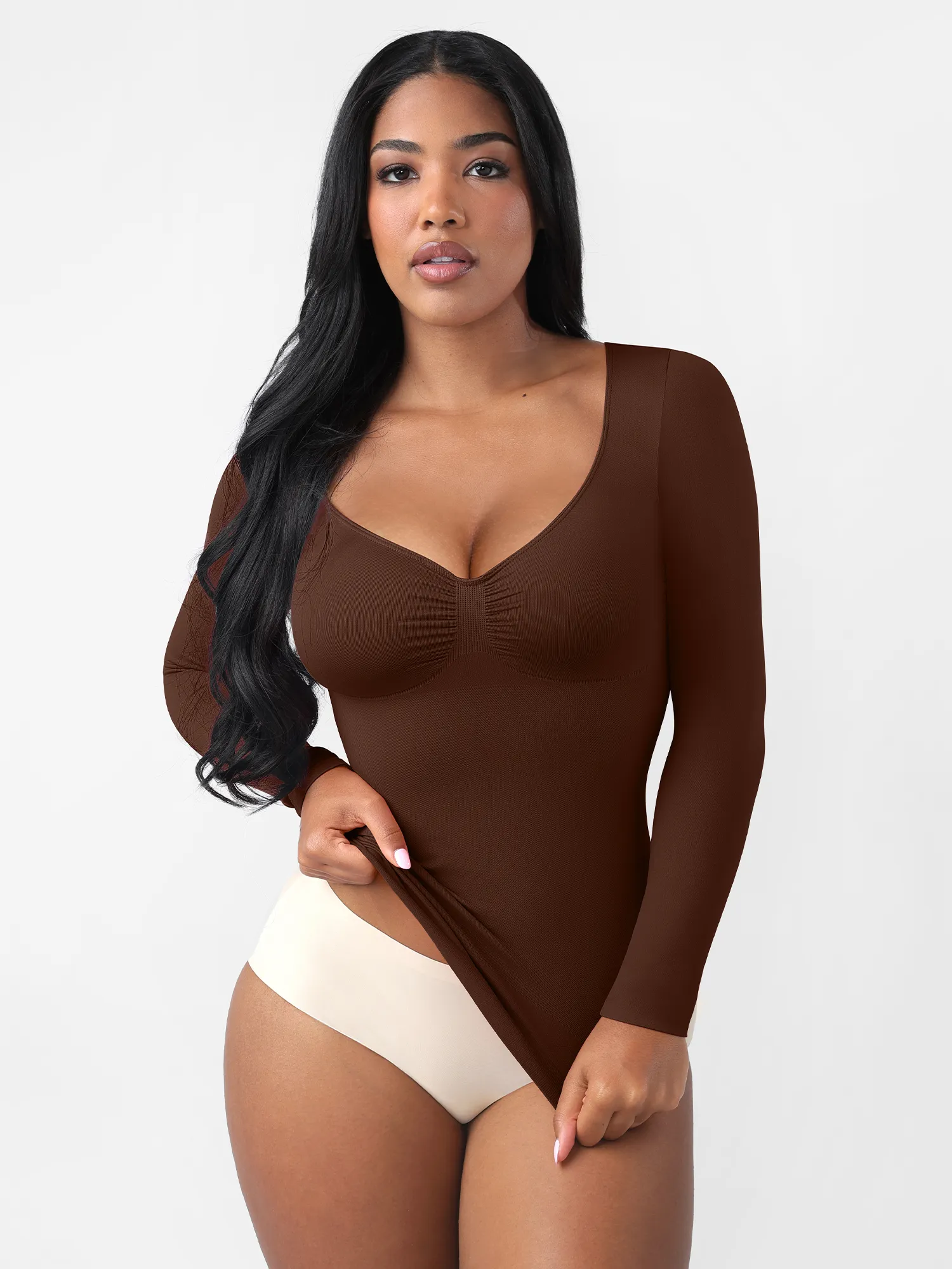 Feelingirl Everyday Seamless Long Sleeve Shaper - Image 5