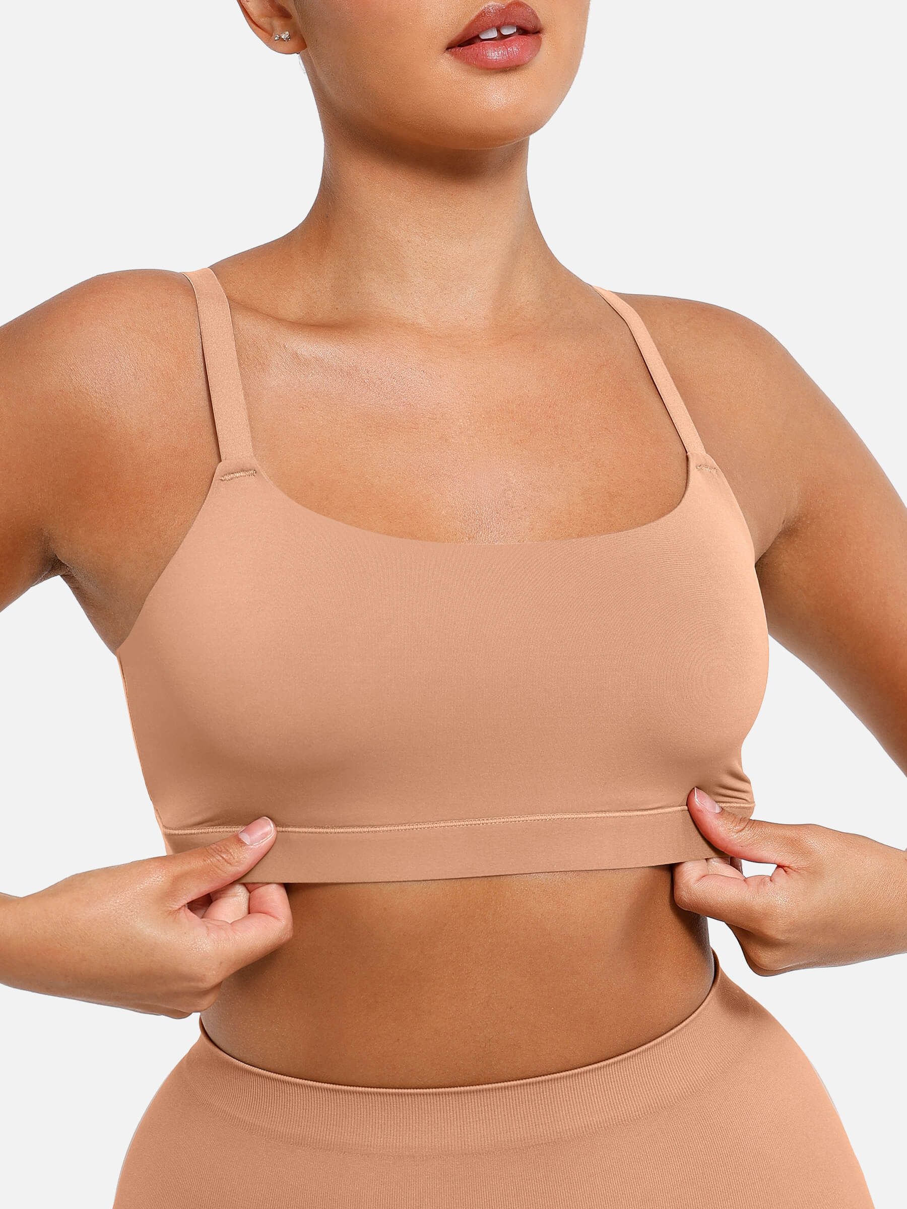 Feelingirl Everyday Wireless Invisible Square Neck Bra - Image 14
