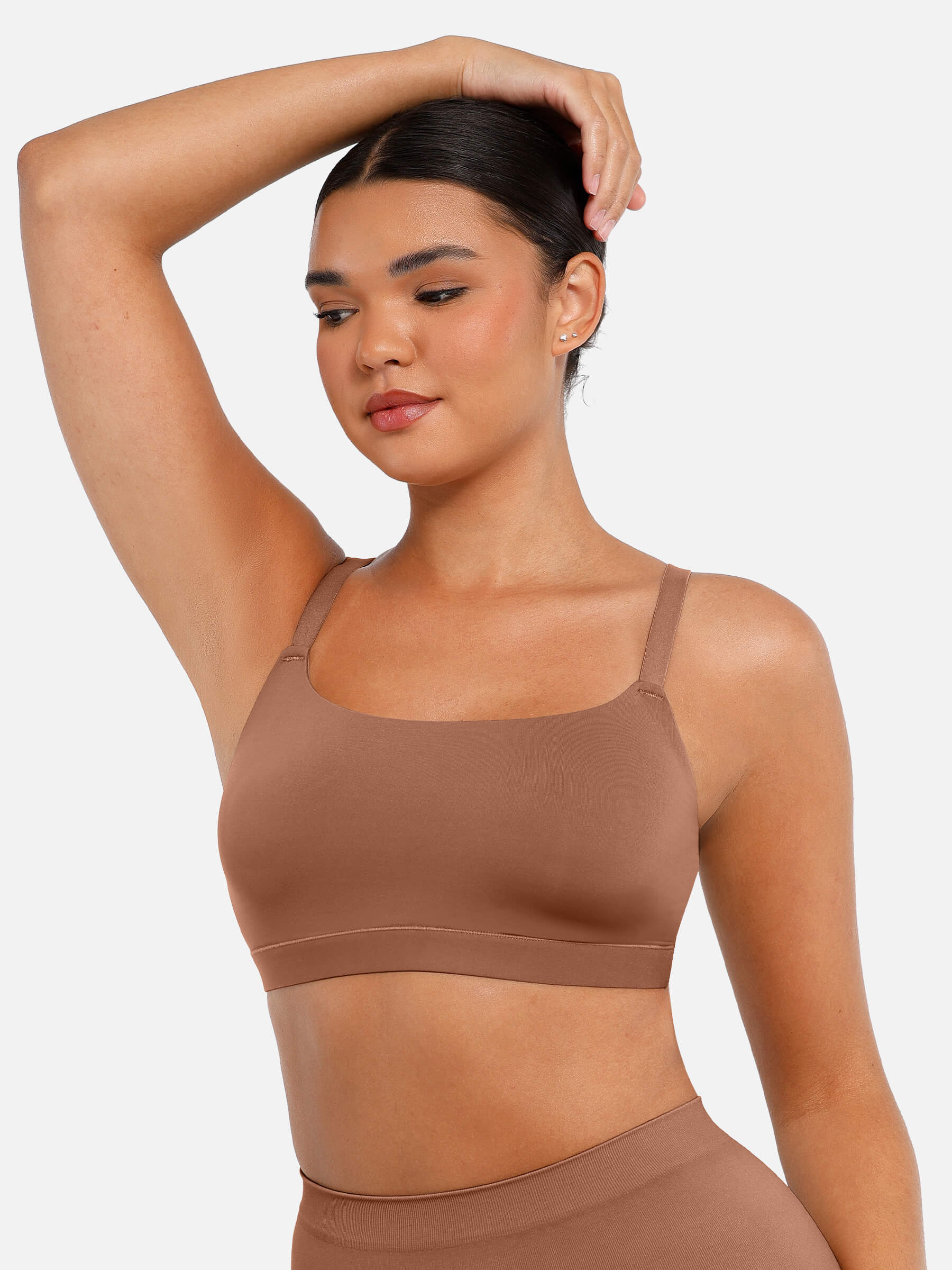 Feelingirl Everyday Wireless Invisible Square Neck Bra - Image 29