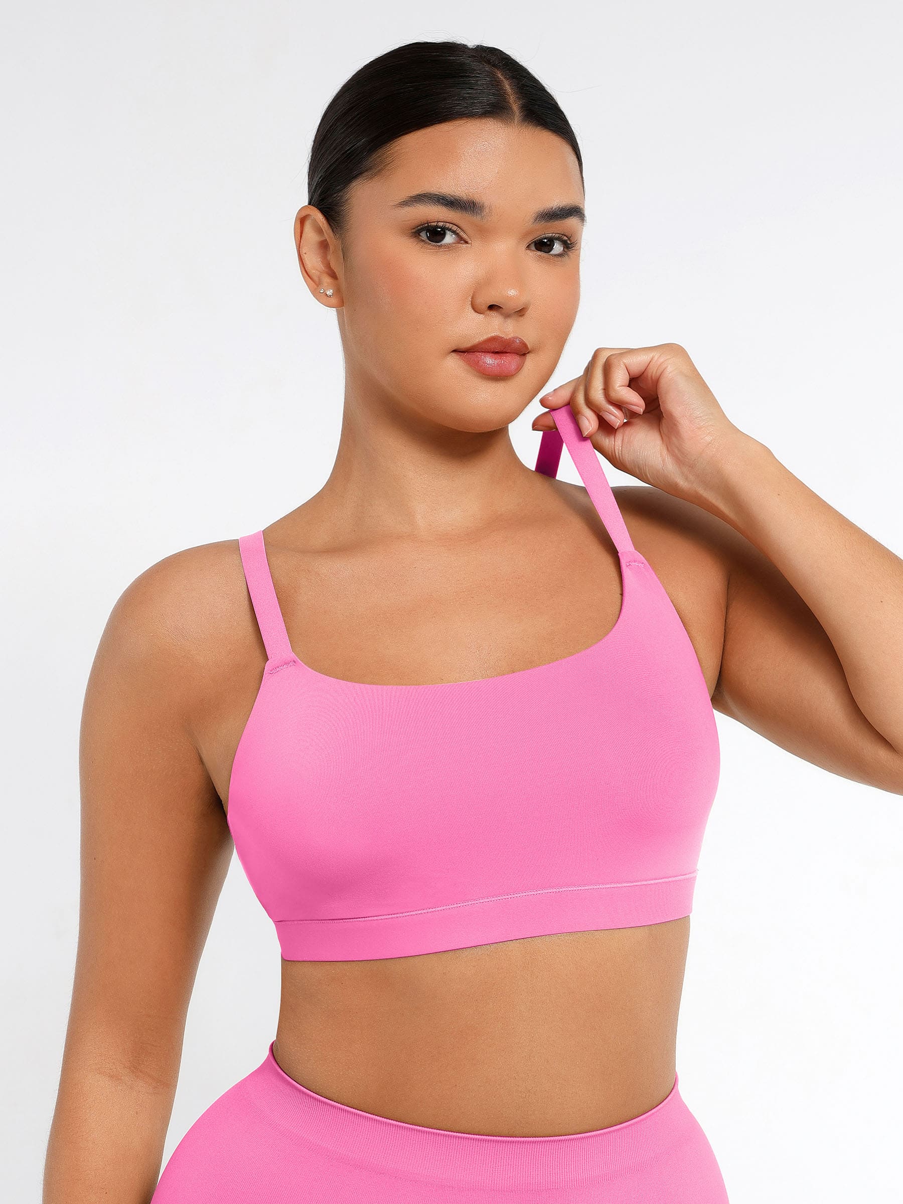 Feelingirl Everyday Wireless Invisible Square Neck Bra - Image 51