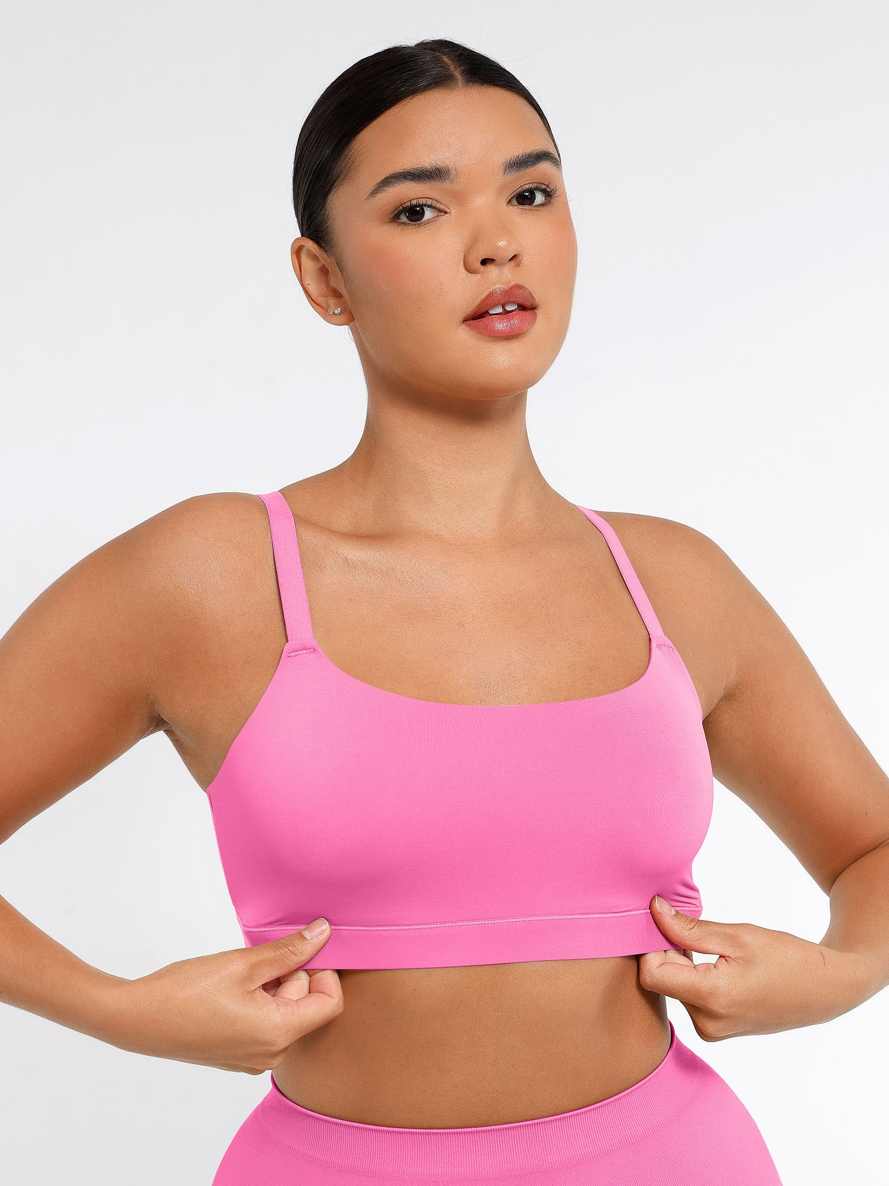 Feelingirl Everyday Wireless Invisible Square Neck Bra - Image 52