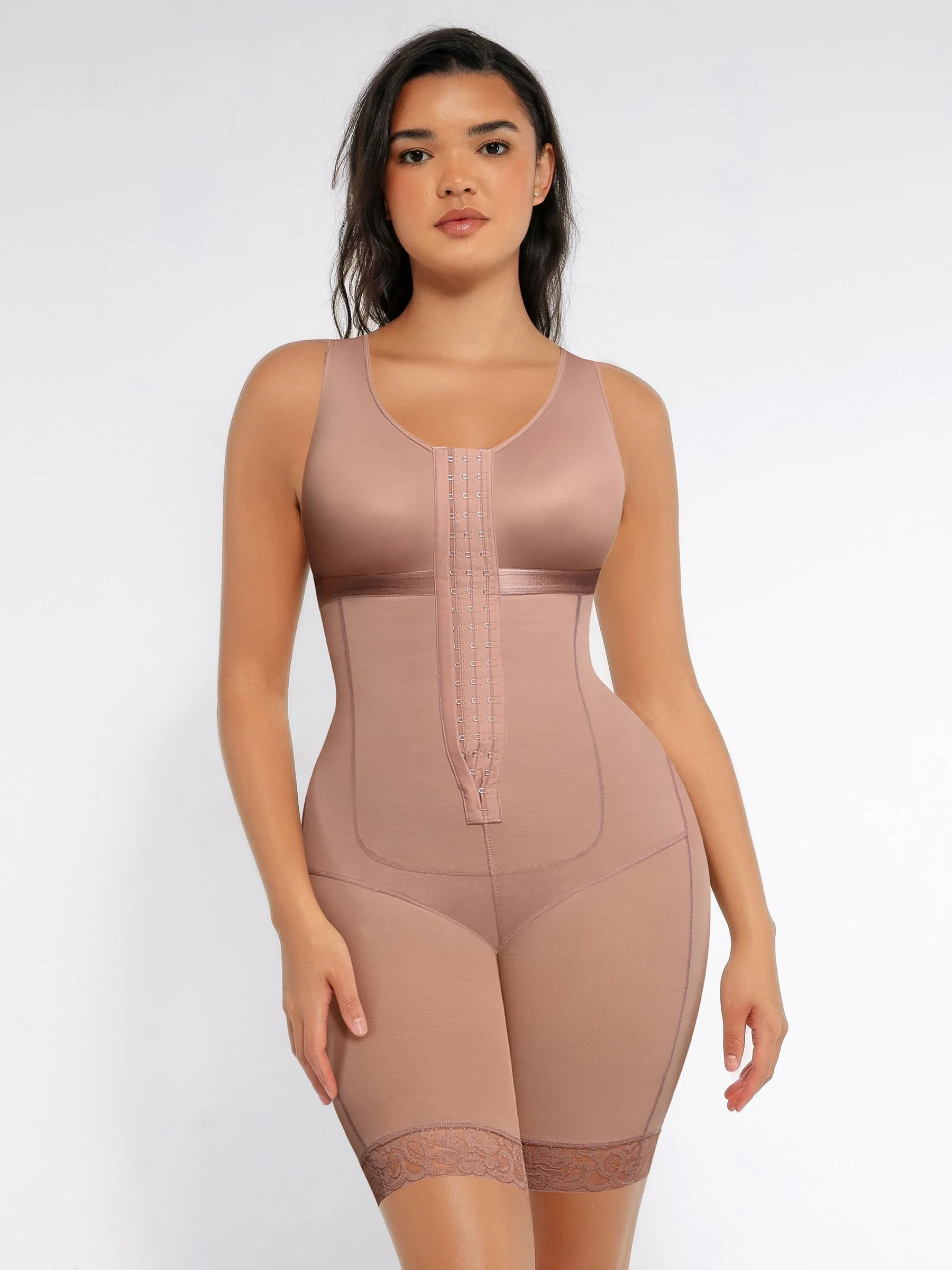 FeelinGirl Post-Surgery Open Bust Tummy Control Butt Lift Bodysuit - Image 7