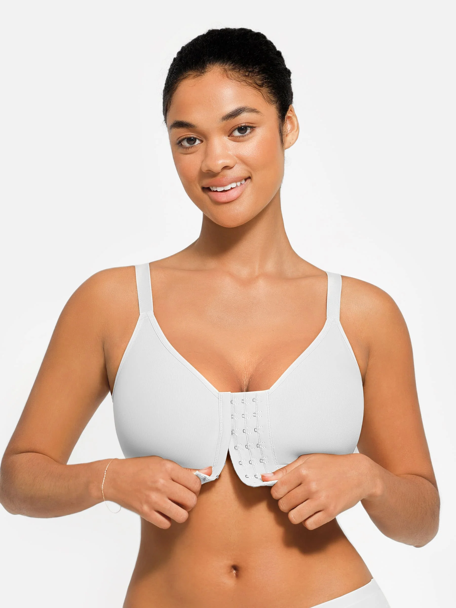 Feelingirl Full Coverage Front Closure Post-Operation Bra - Image 3