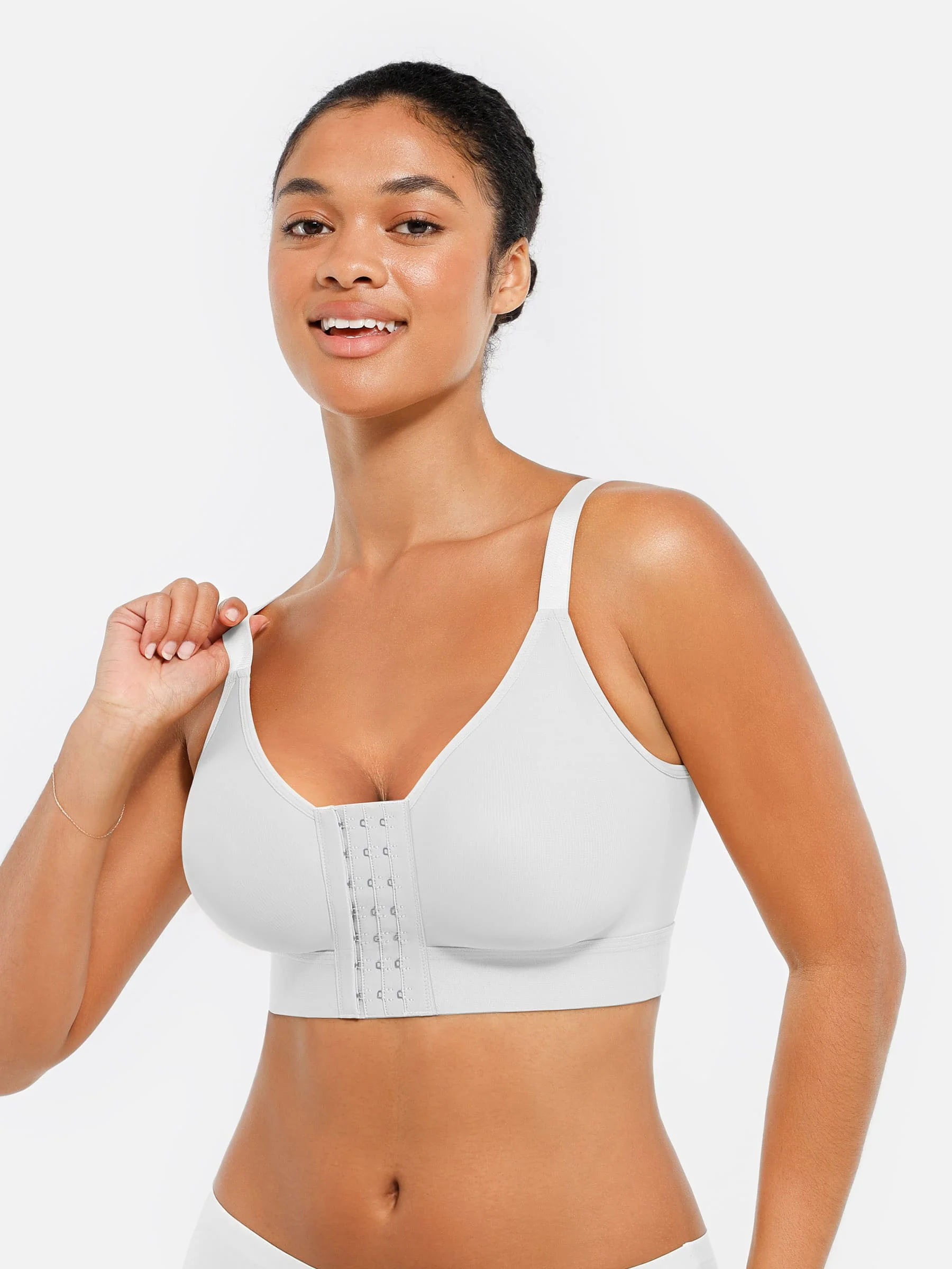 Feelingirl Full Coverage Front Closure Post-Operation Bra - Image 6
