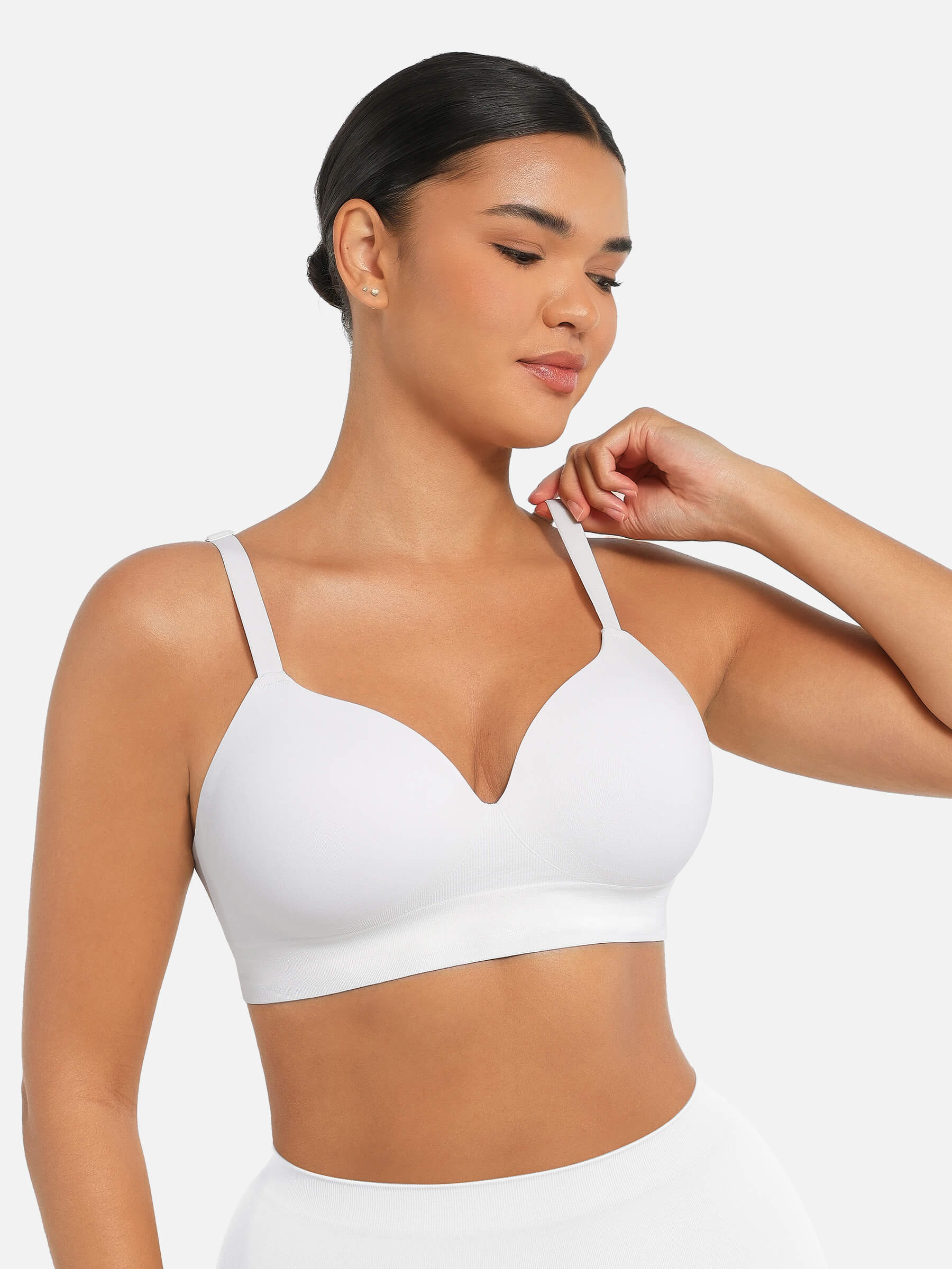 Feelingirl Wireless Push-Up Seamless Comfort Full Coverage Bra Bundle - Image 32