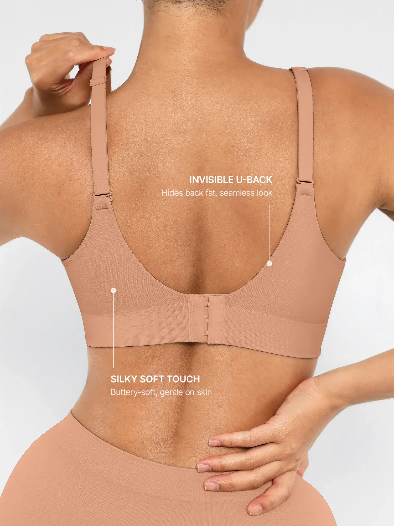 Feelingirl Full Coverage Push-Up Comfort Wireless Bra - Image 3