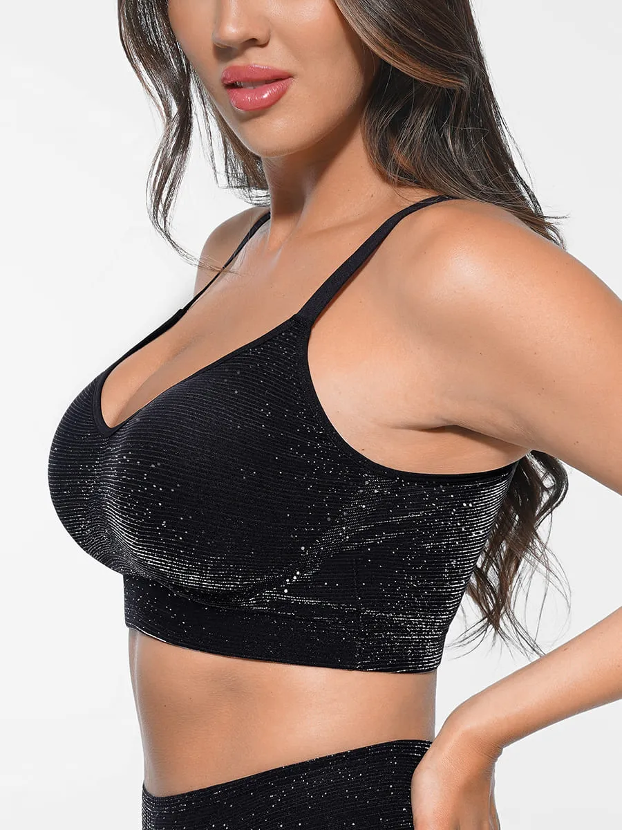 Feelingirl Invisible Shimmer Wireless Comfort Bra & Panty - Image 7