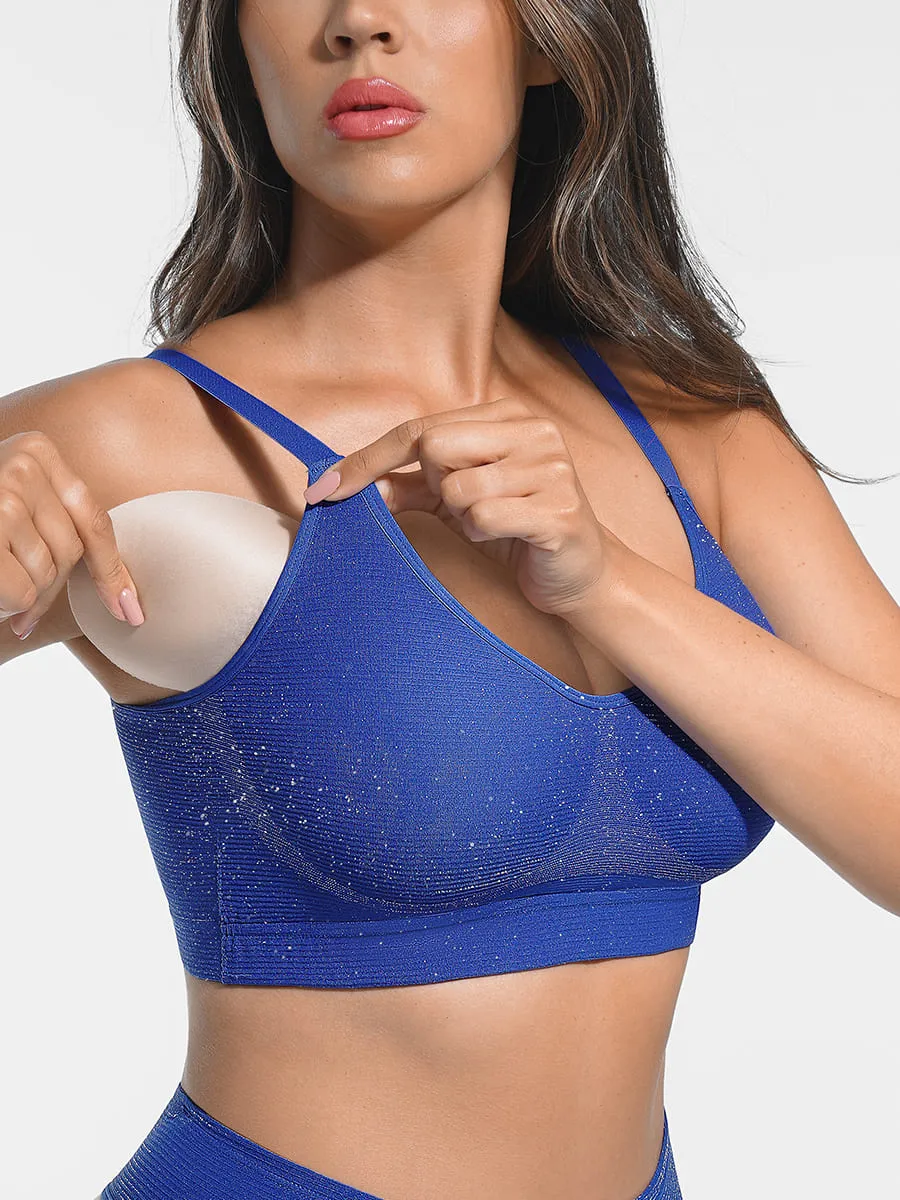 Feelingirl Invisible Shimmer Wireless Comfort Bra & Panty - Image 14