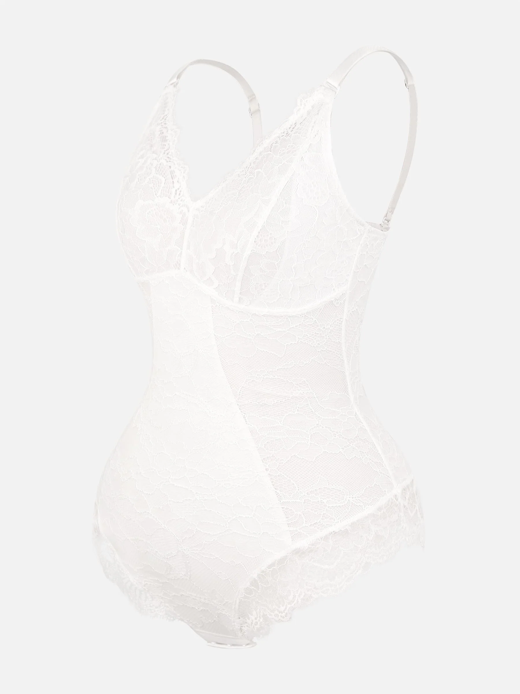 Feelingirl Lace V Neck Full Bodysuit Underwear [BOGO] - Image 38