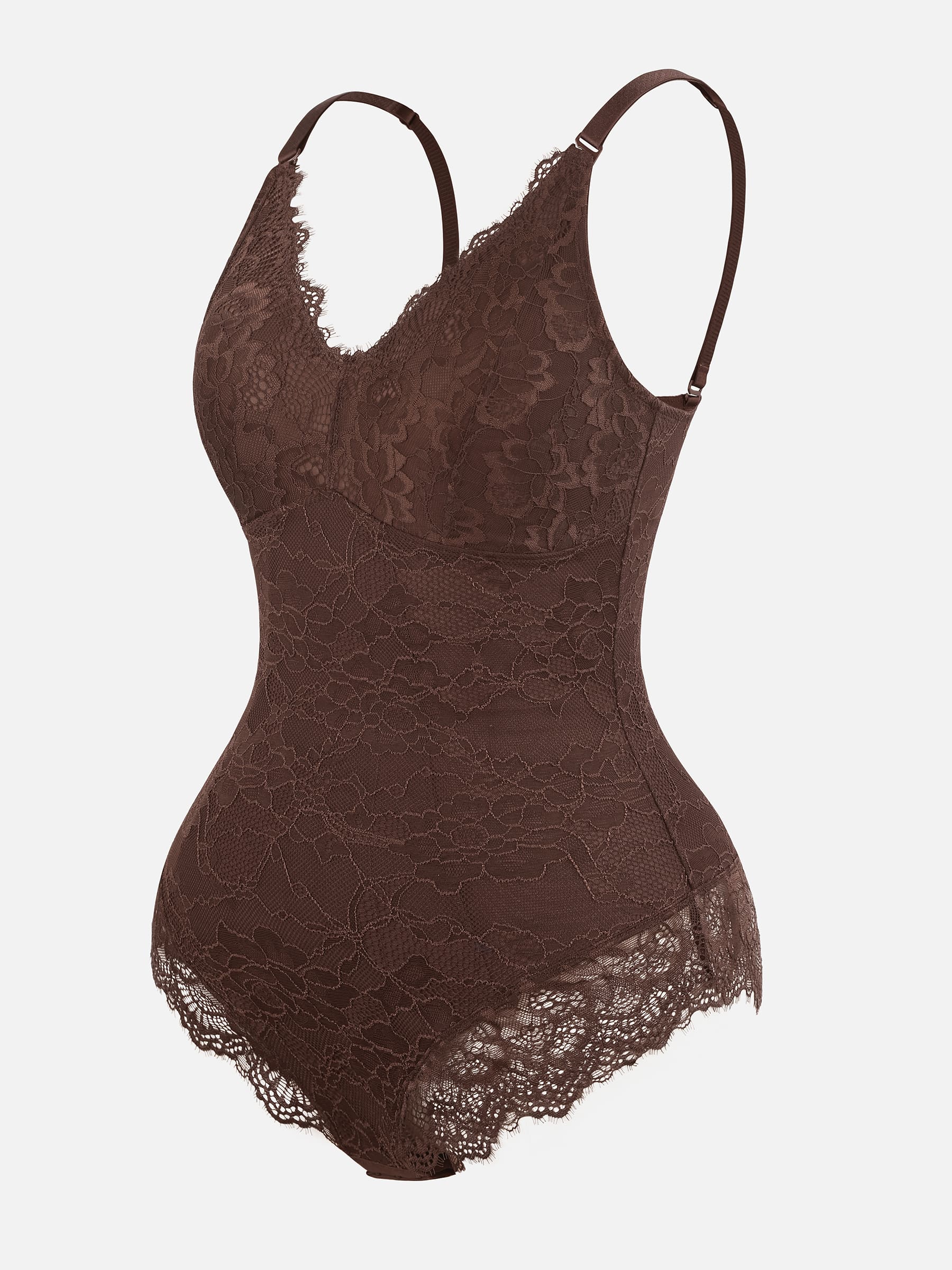 Feelingirl Low-back Ultra-versatile Lace Bodysuit - Image 28