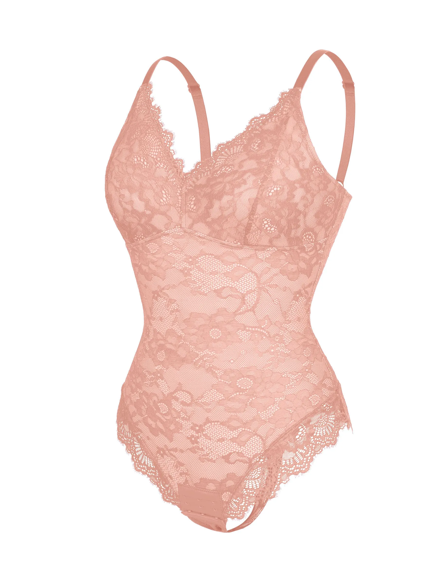 Feelingirl Lace V Neck Full Bodysuit Underwear [BOGO] - Image 66