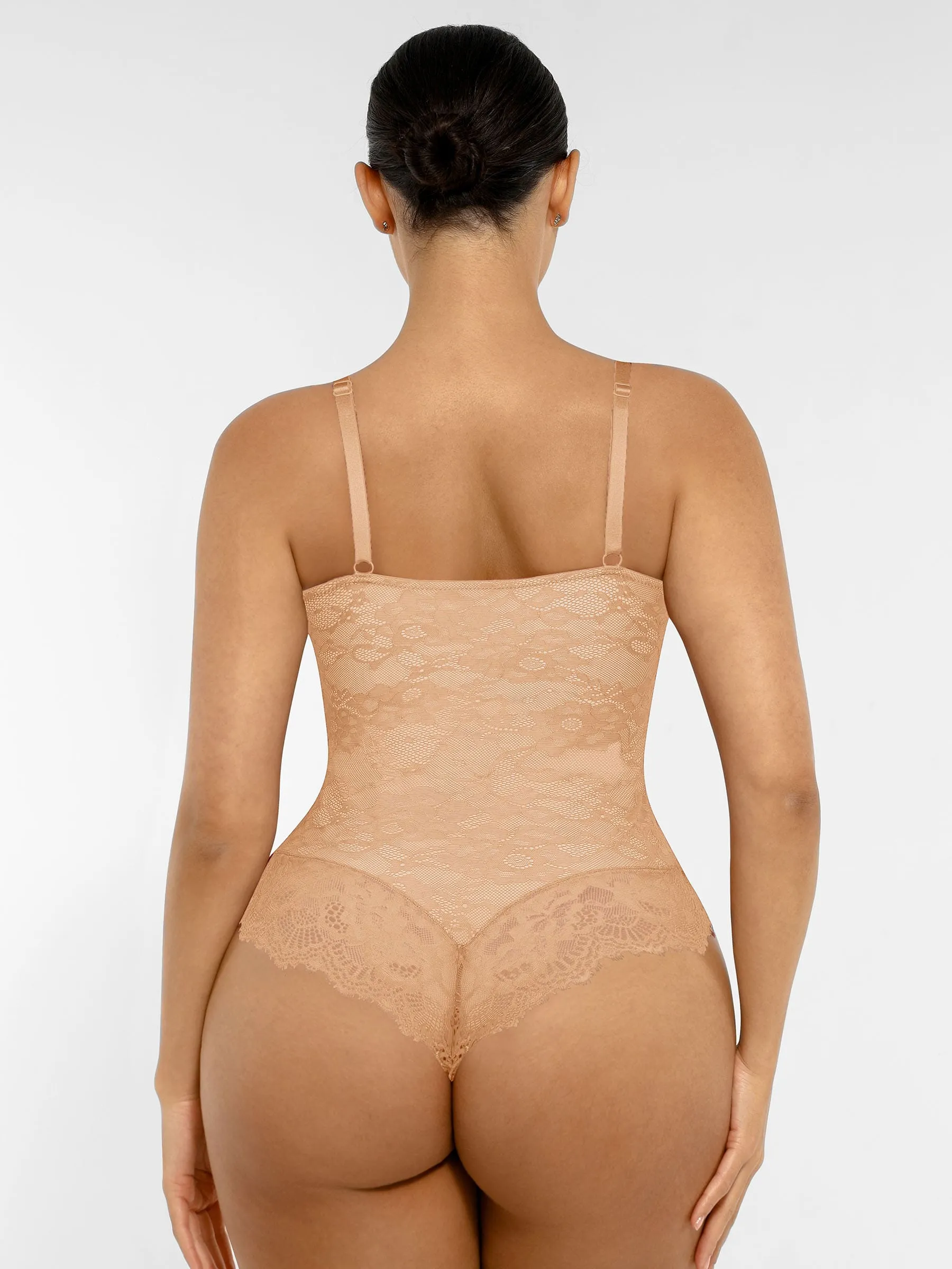 Feelingirl Lace V Neck Full Bodysuit Underwear [BOGO] - Image 70
