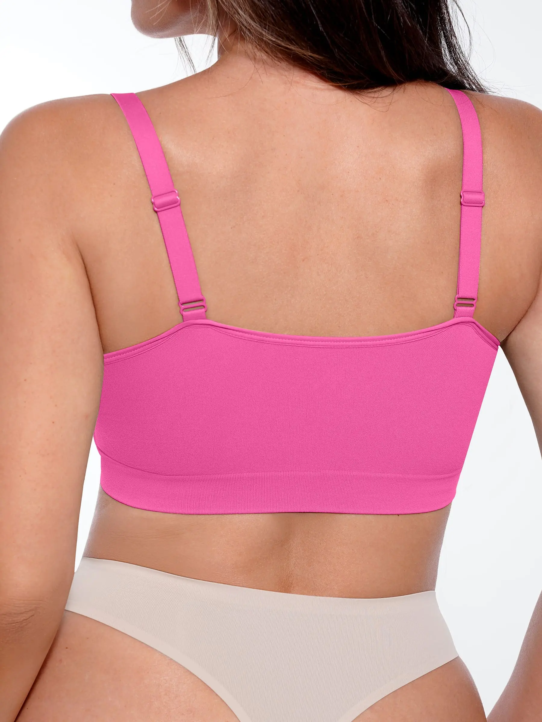 Feelingirl No Underwire Seamless Lace Everyday Bra - Image 18