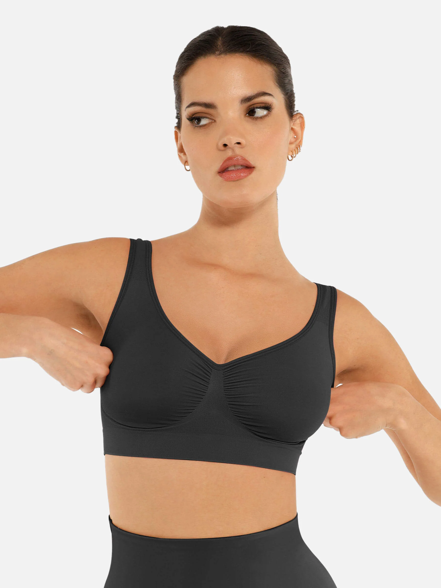 Feelingirl No Underwire Wide Straps Everyday Bra - Image 13