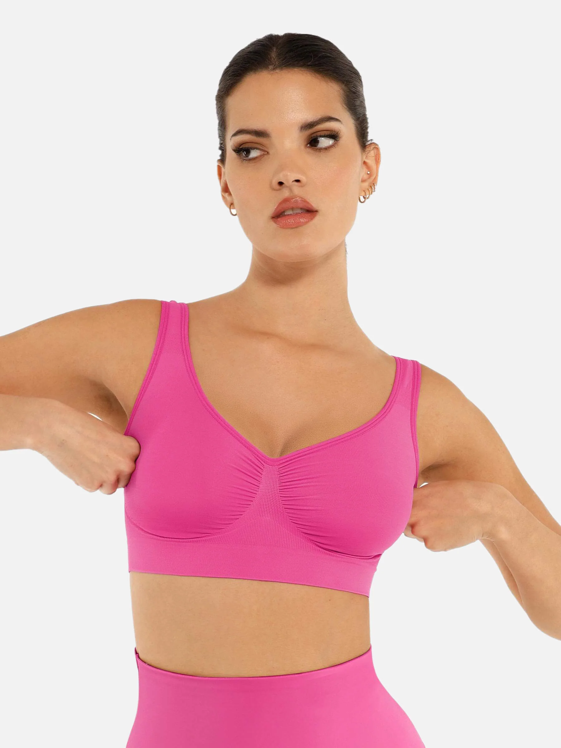 Feelingirl No Underwire Wide Straps Everyday Bra - Image 26