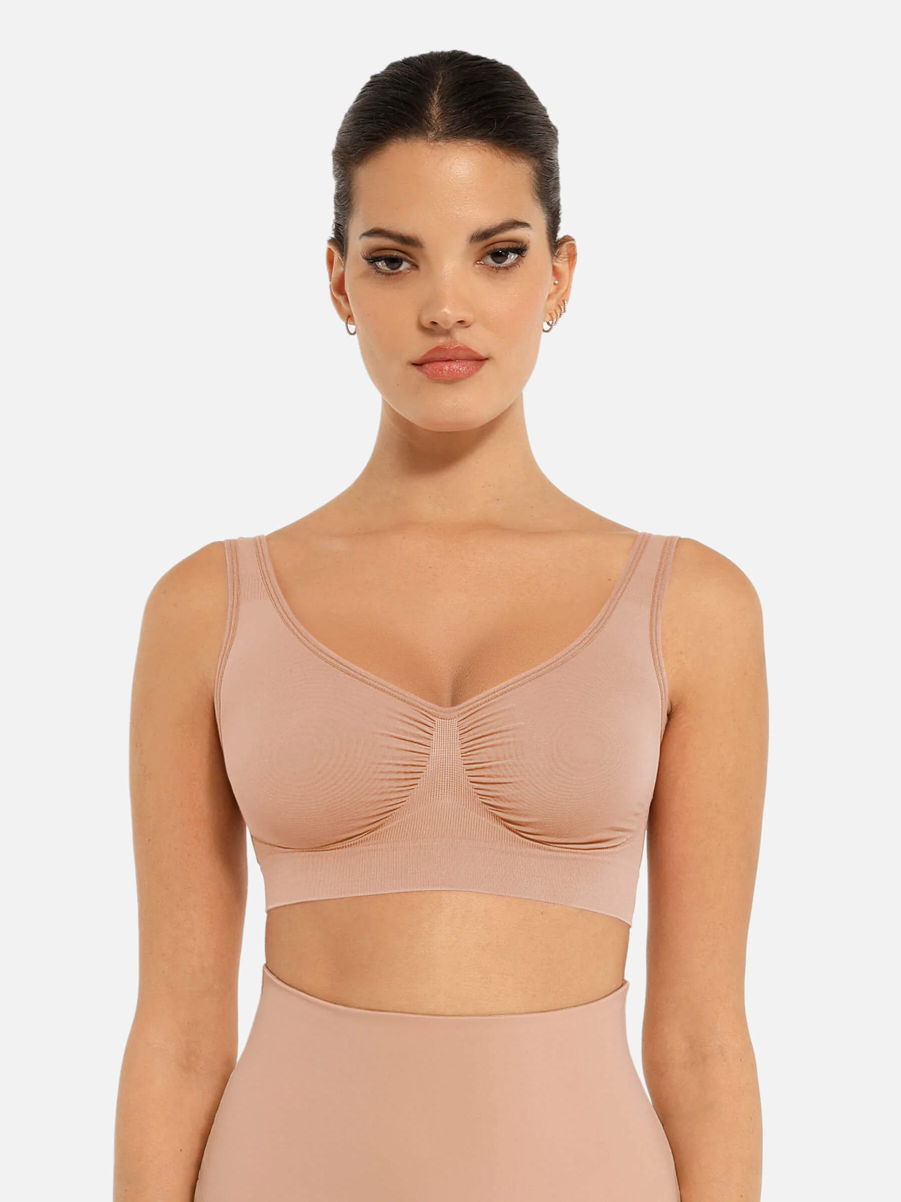 Feelingirl No Underwire Wide Straps Everyday Bra - Image 39
