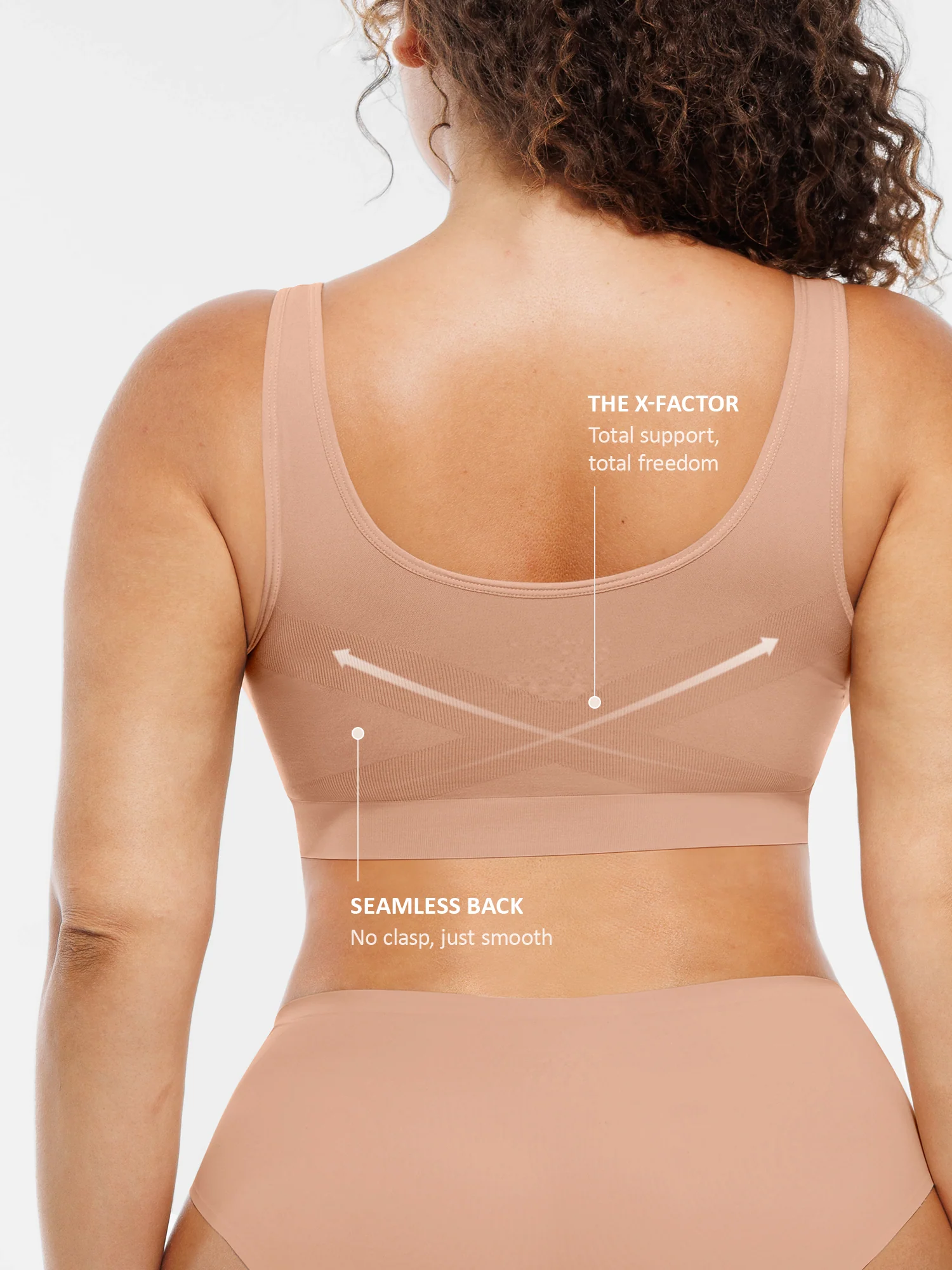 Feelingirl No Underwire Wide Straps Everyday Bra - Image 47