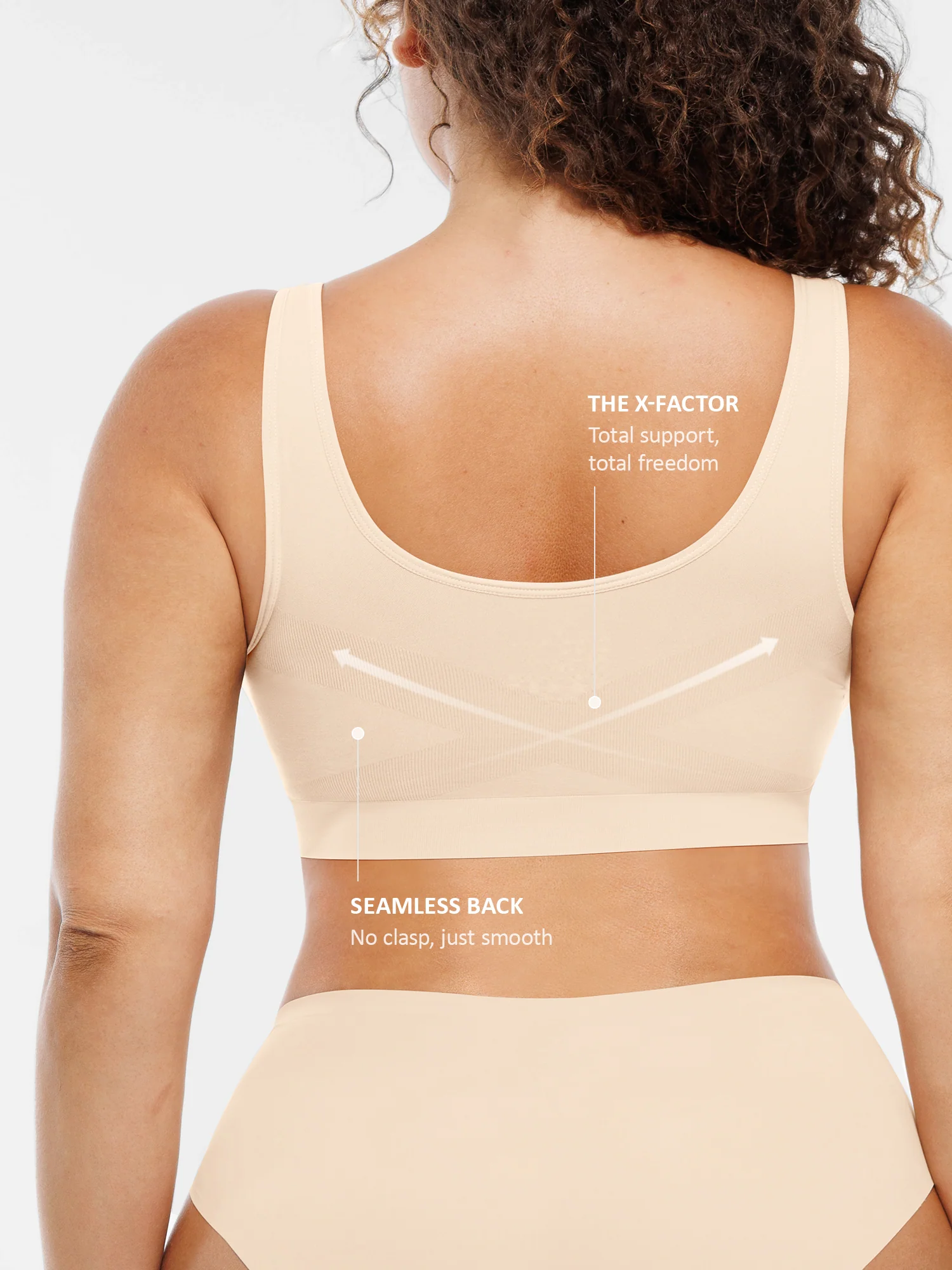 Feelingirl No Underwire Wide Straps Everyday Bra - Image 59