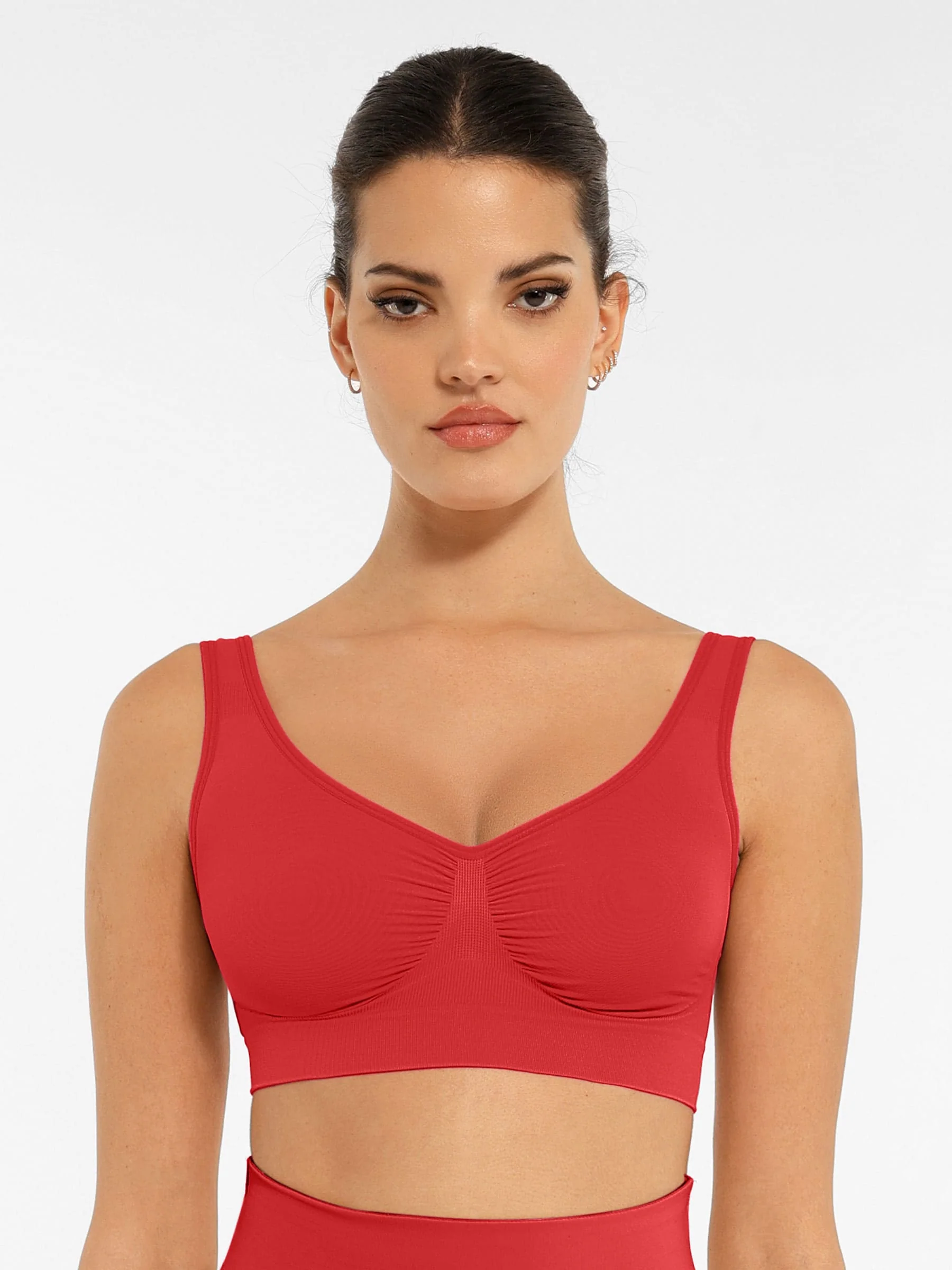 Feelingirl No Underwire Wide Straps Everyday Bra - Image 76