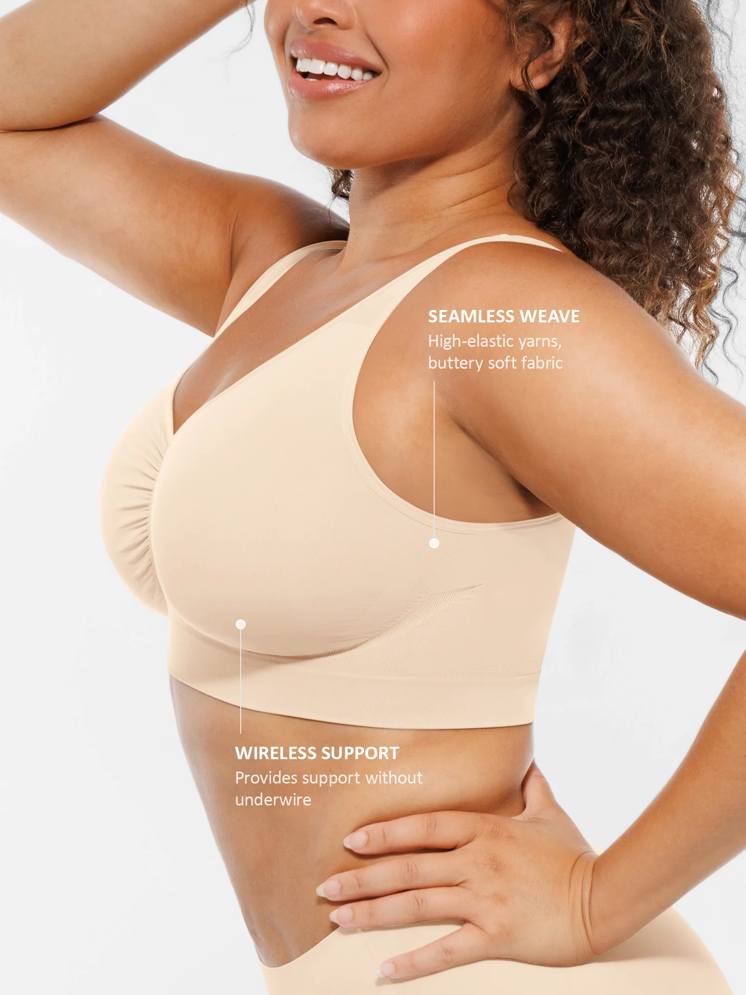 Feelingirl No Underwire Wide Straps Everyday Bra Bundle - Image 40