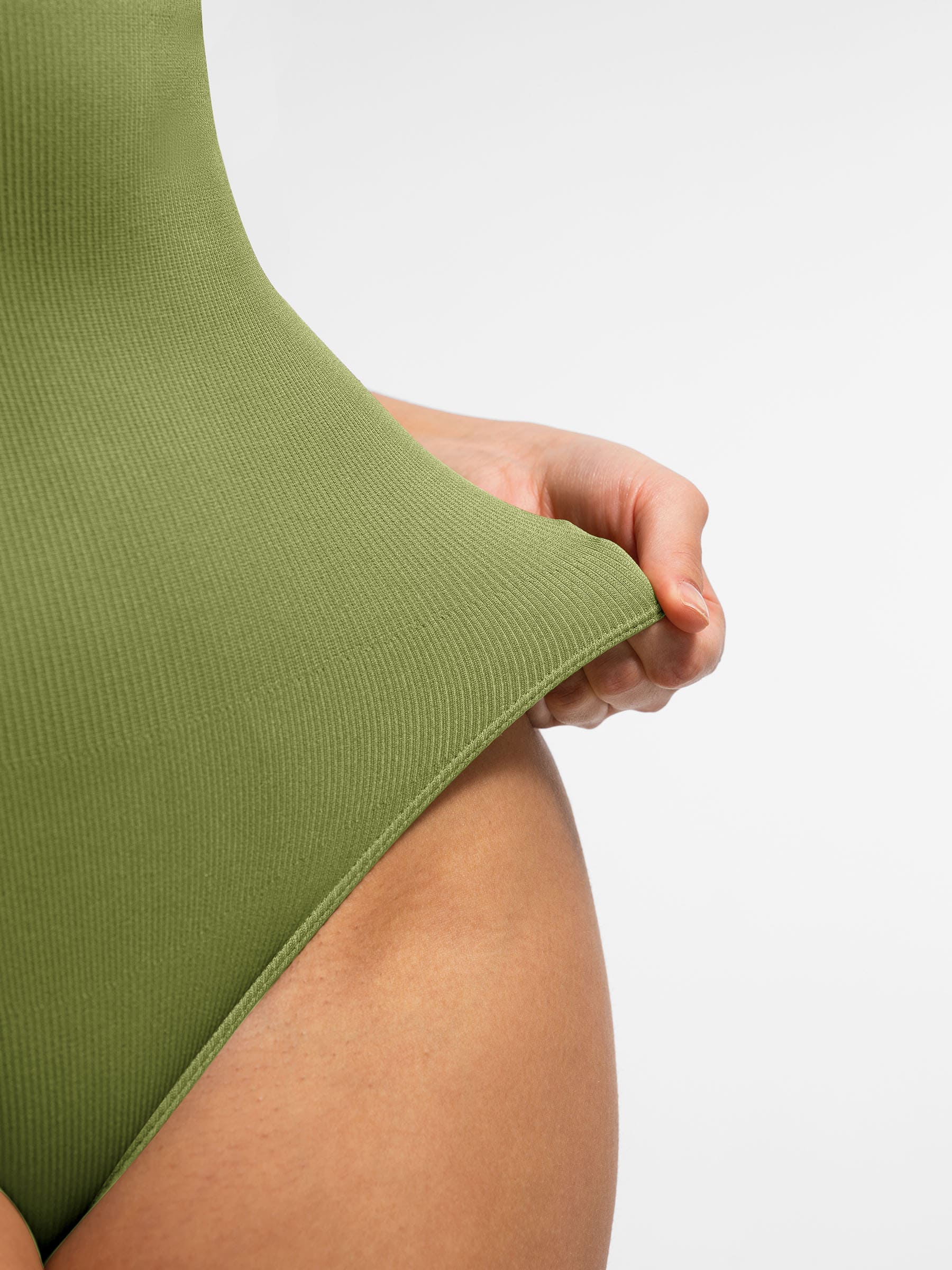 Feelingirl Seamless Tummy Control Invisible Zipper Shaping Bodysuit - Image 32
